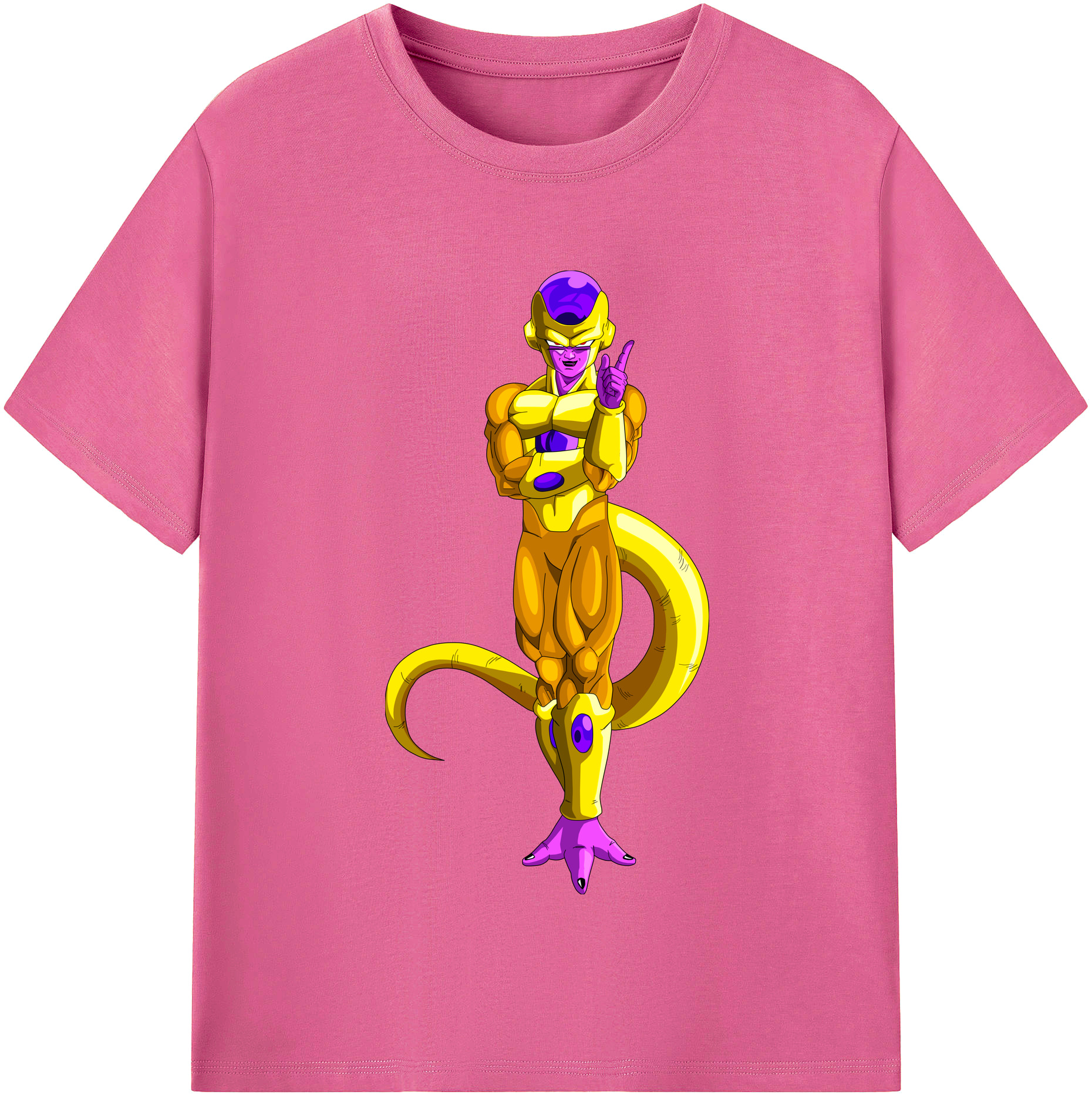 （画像用） ドラゴンボール フリーザ DRAGON BALL Frieza レディースカジュアルプリントTシャツ（綿100％）