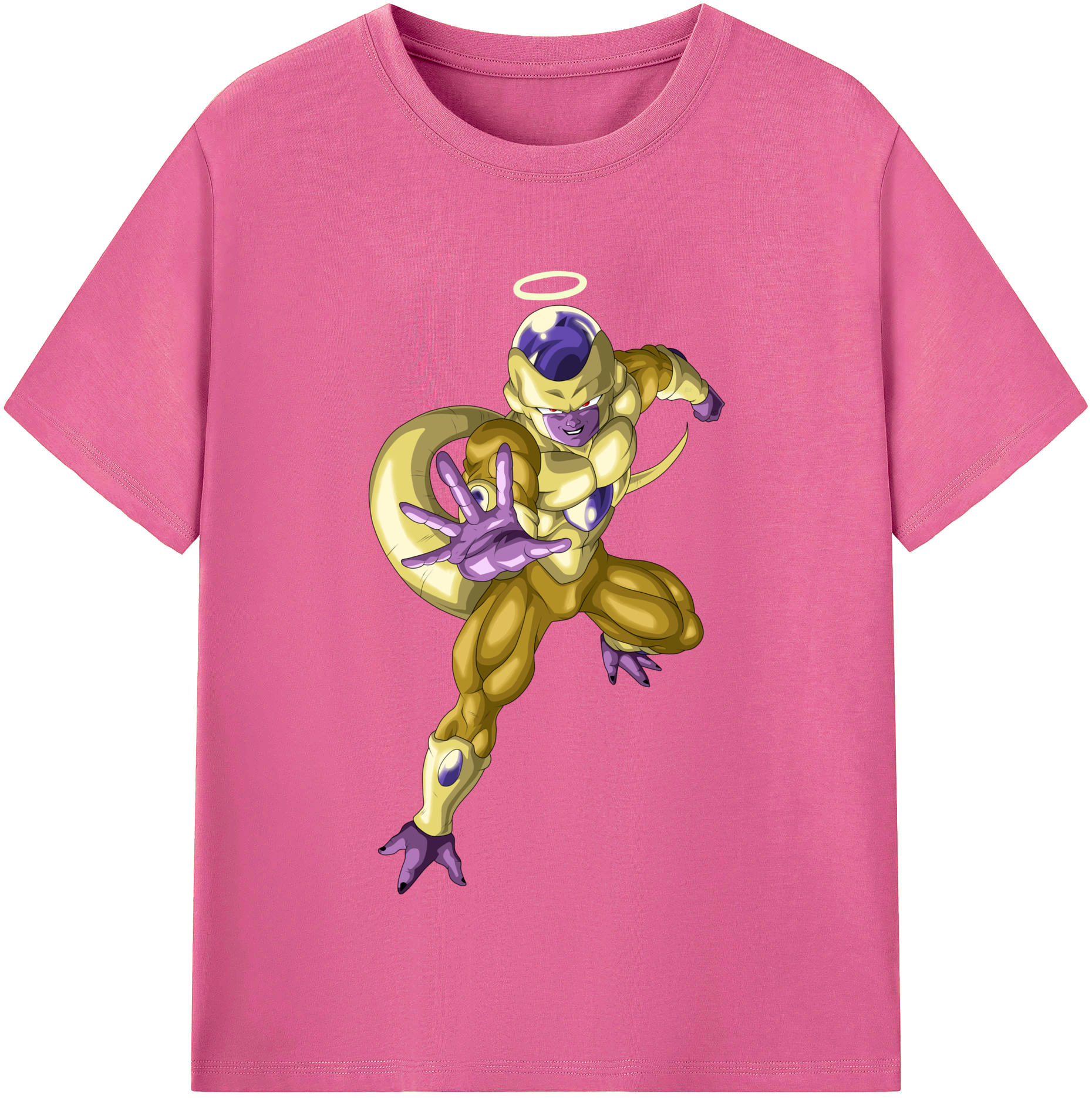 （画像用） ドラゴンボール フリーザ DRAGON BALL Frieza レディースカジュアルプリントTシャツ（綿100％）