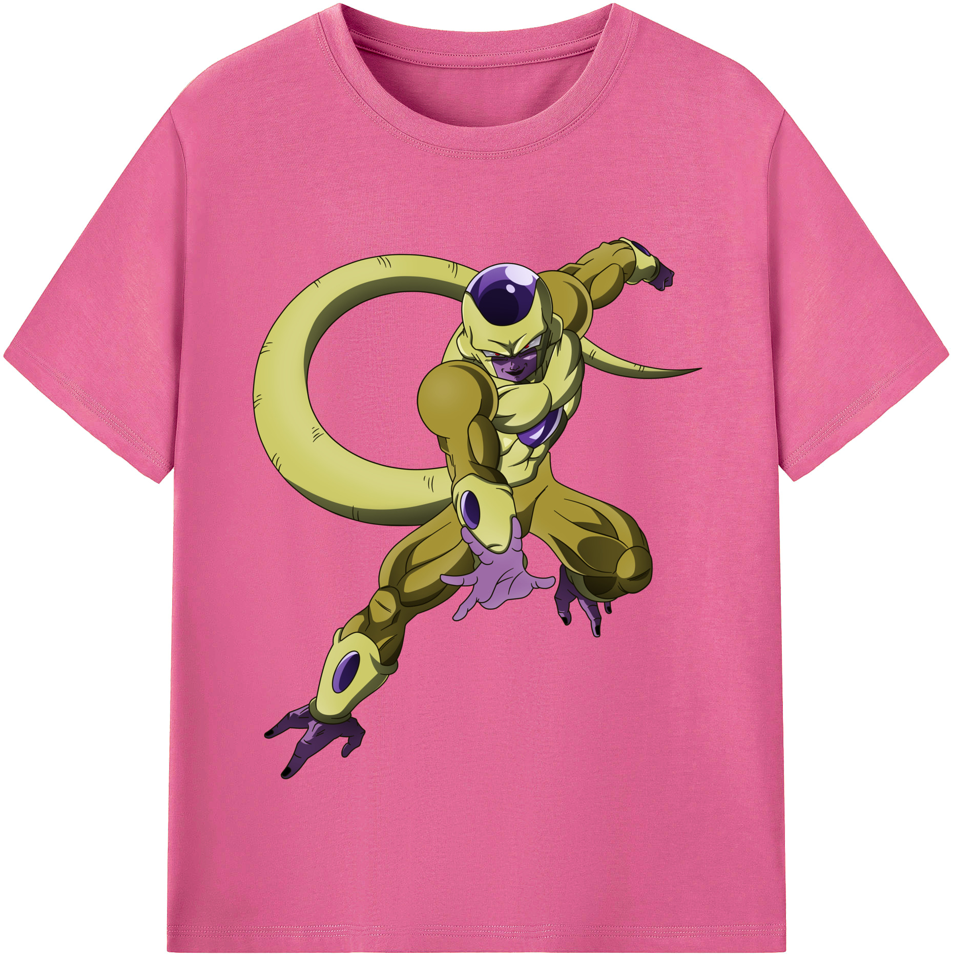 （画像用） ドラゴンボール フリーザ DRAGON BALL Frieza レディースカジュアルプリントTシャツ（綿100％）