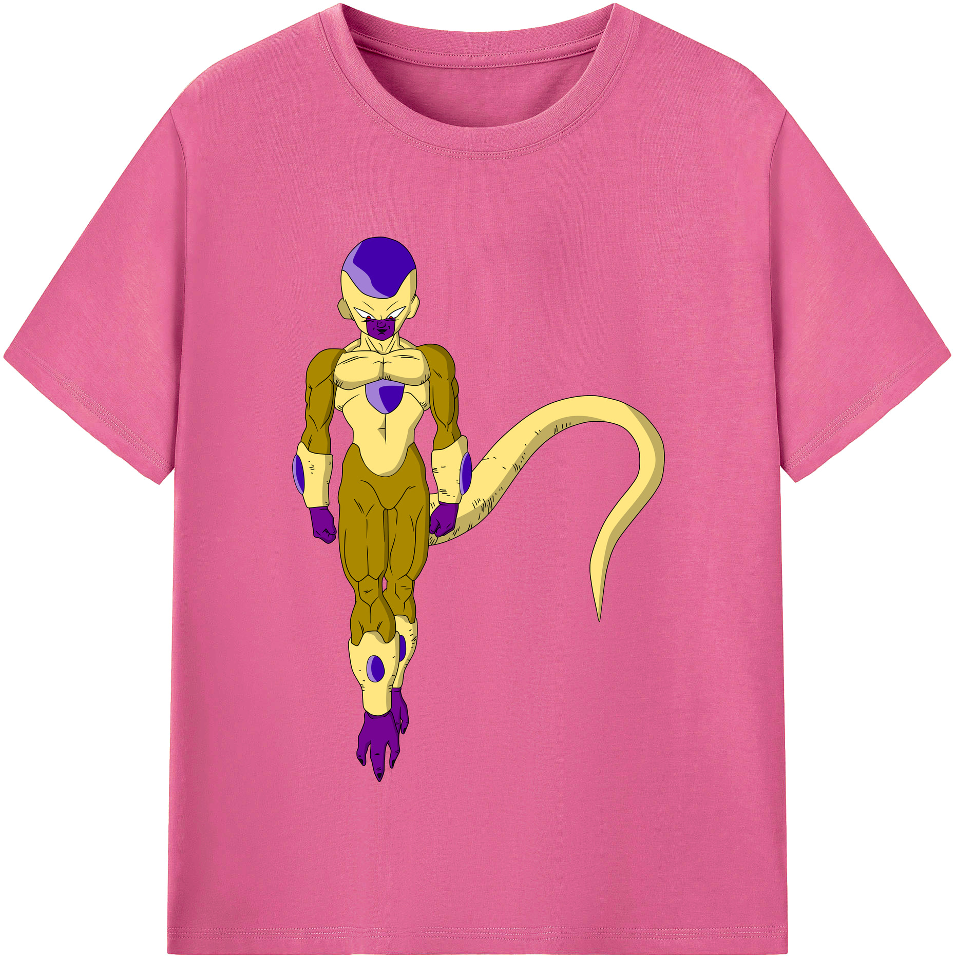 （画像用） ドラゴンボール フリーザ DRAGON BALL Frieza レディースカジュアルプリントTシャツ（綿100％）
