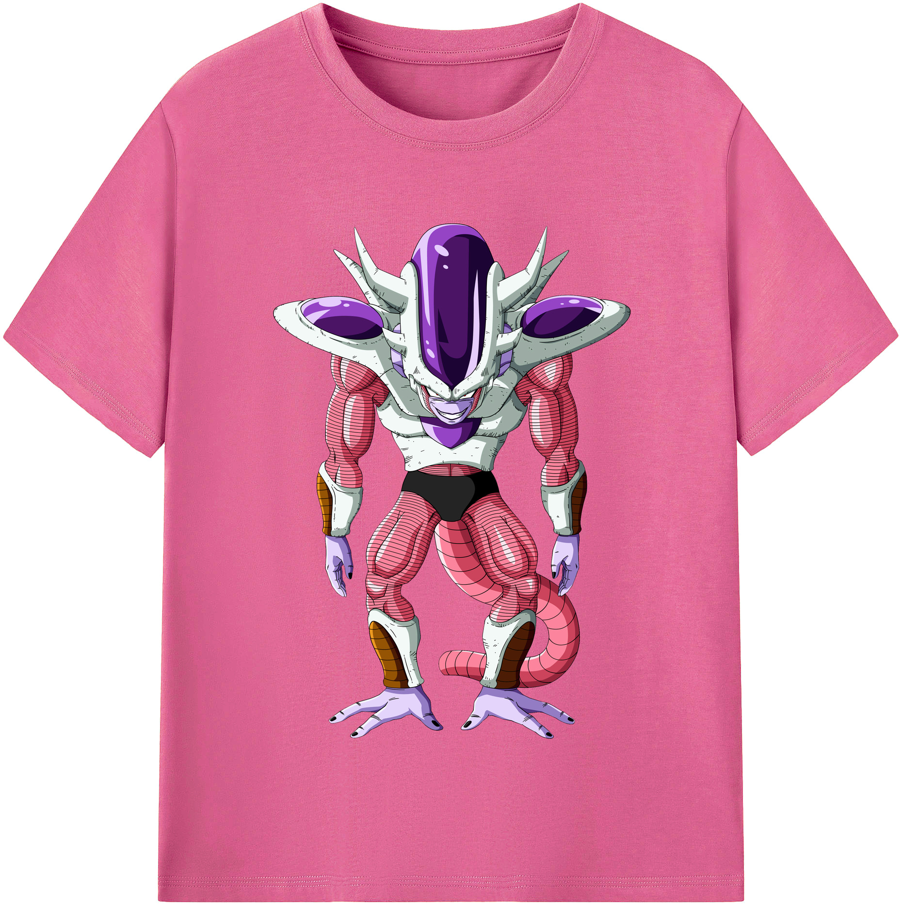 （画像用） ドラゴンボール フリーザ DRAGON BALL Frieza レディースカジュアルプリントTシャツ（綿100％）