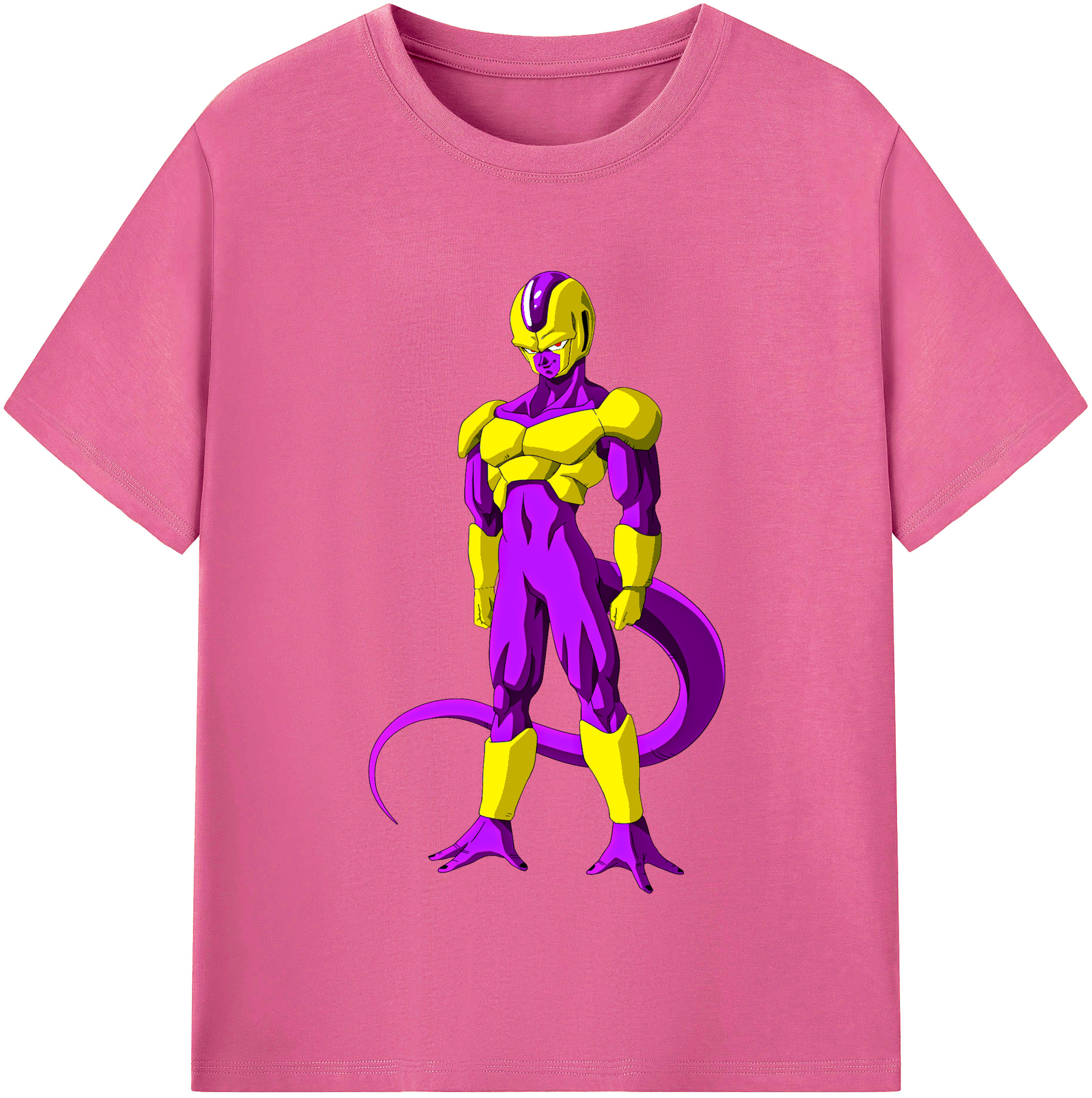 （画像用） ドラゴンボール フリーザ DRAGON BALL Frieza レディースカジュアルプリントTシャツ（綿100％）