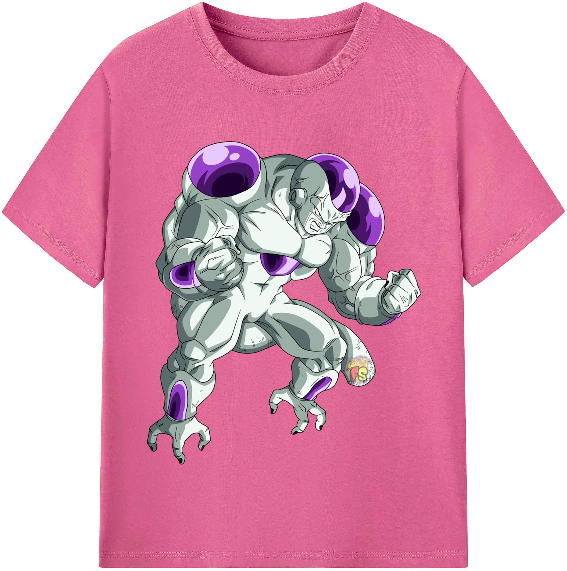 （画像用） ドラゴンボール フリーザ DRAGON BALL Frieza レディースカジュアルプリントTシャツ（綿100％）