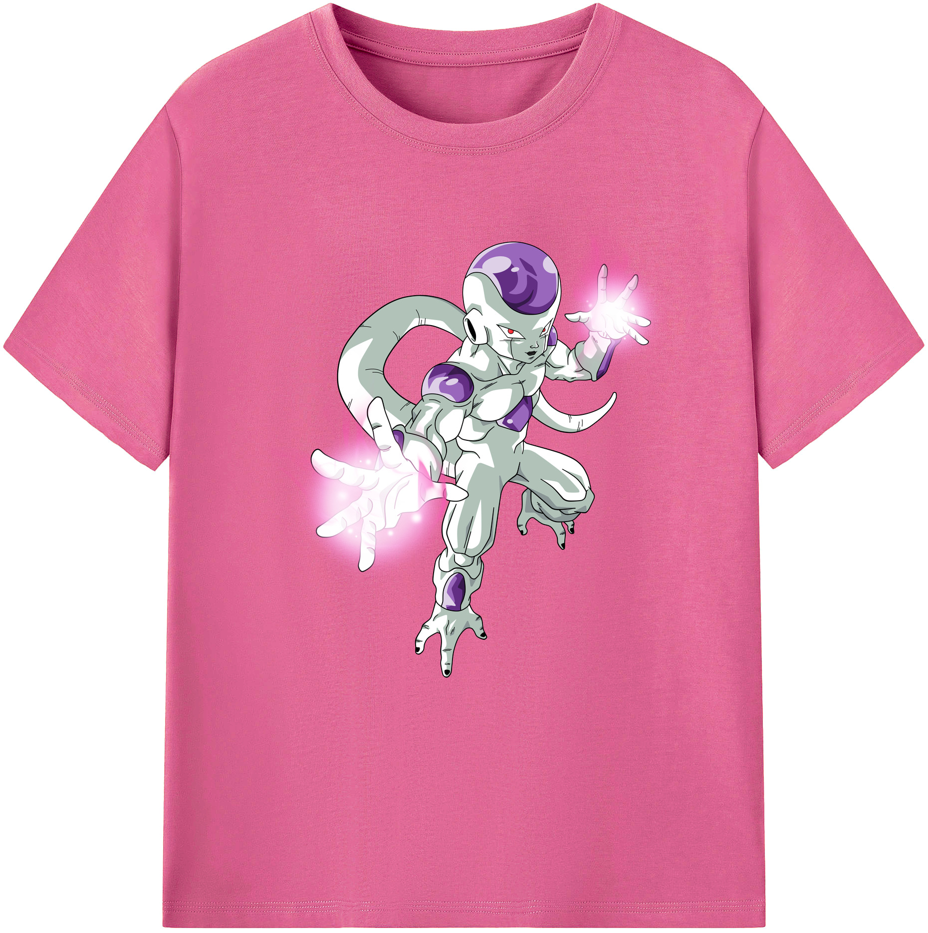 （画像用） ドラゴンボール フリーザ DRAGON BALL Frieza レディースカジュアルプリントTシャツ（綿100％）