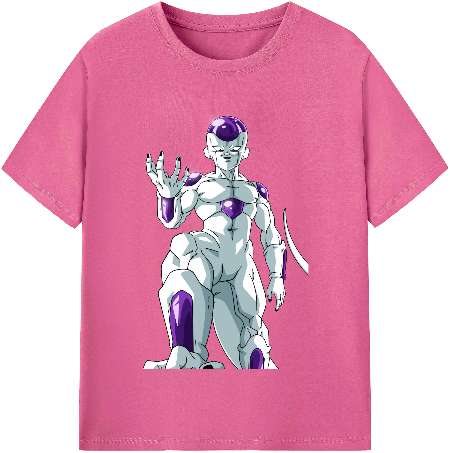 （画像用） ドラゴンボール フリーザ DRAGON BALL Frieza レディースカジュアルプリントTシャツ（綿100％）