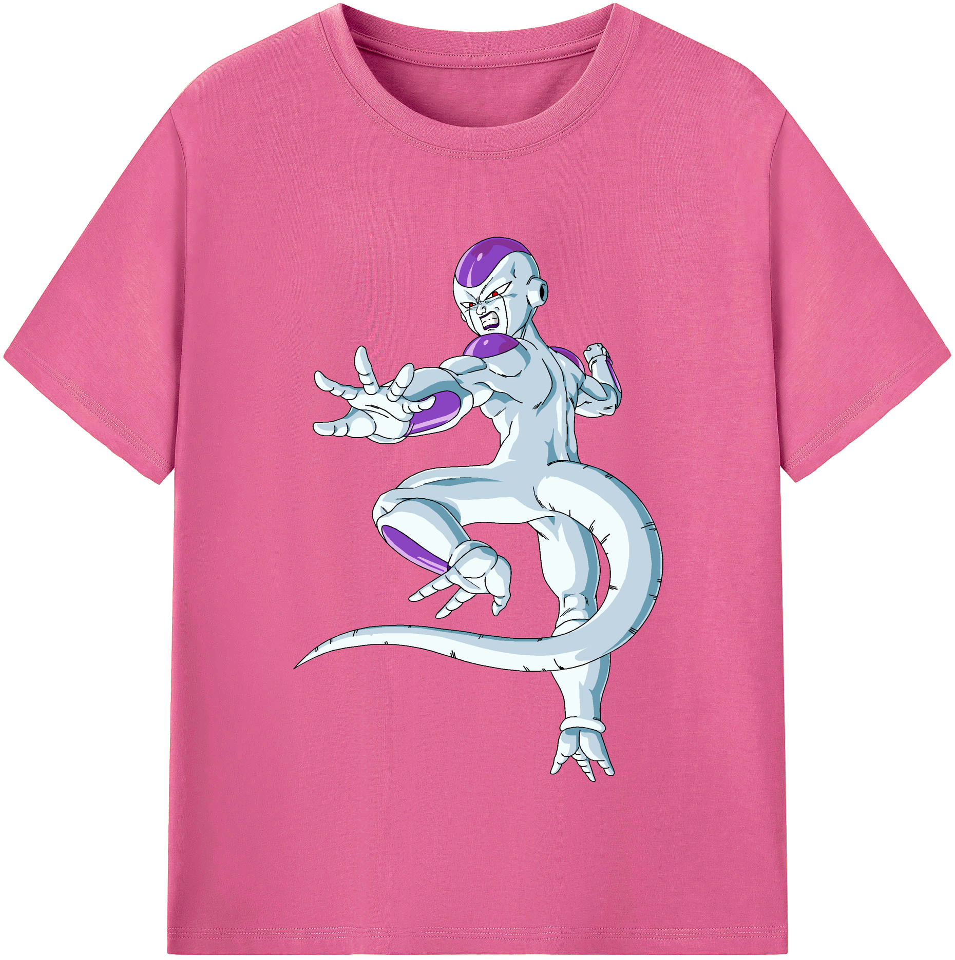 （画像用） ドラゴンボール フリーザ DRAGON BALL Frieza レディースカジュアルプリントTシャツ（綿100％）