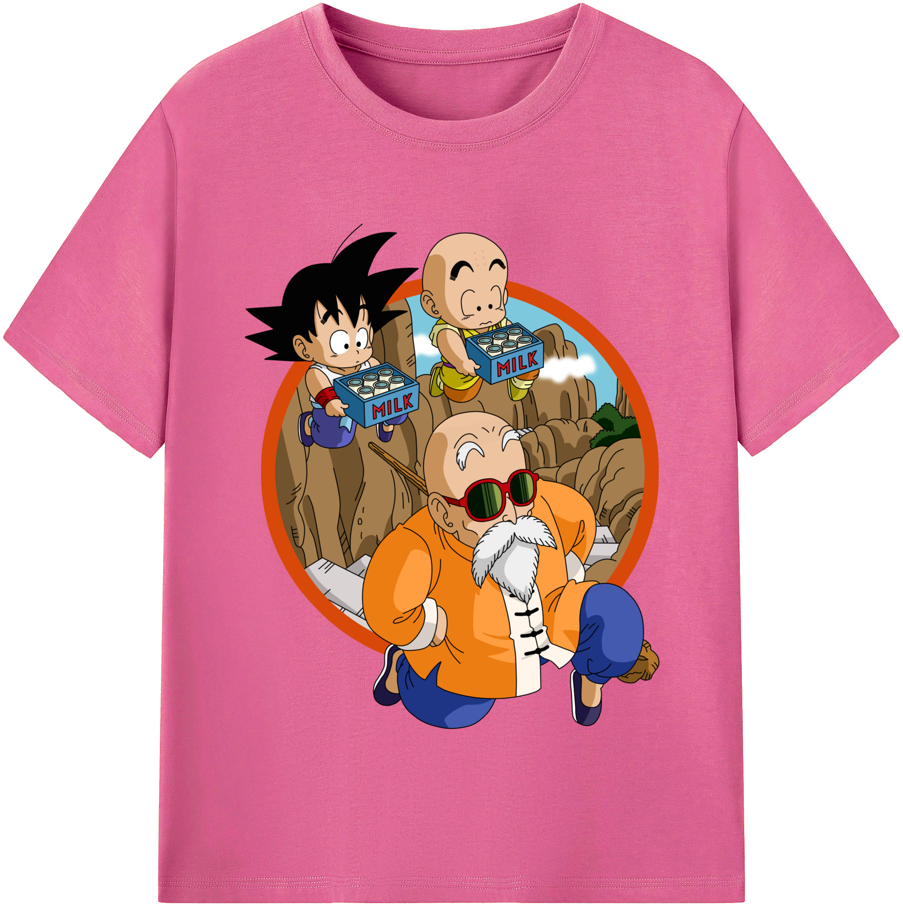 （画像用） ドラゴンボール 亀仙人（かめせんにん） DRAGON BALL Master Roshi Kame Sennin レディースカジュアルプリントTシャツ（綿100％）