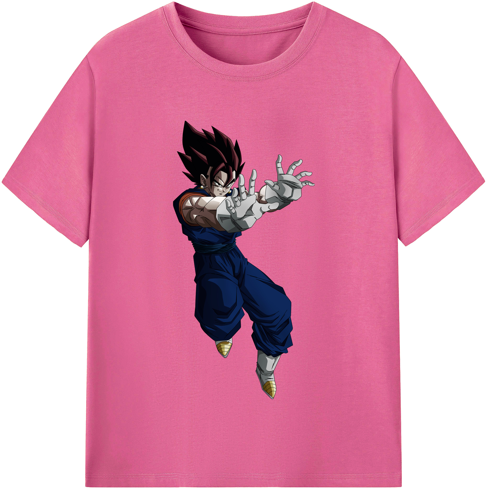 （画像用） ドラゴンボール ベジット DRAGON BALL Vegetto レディースカジュアルプリントTシャツ（綿100％）