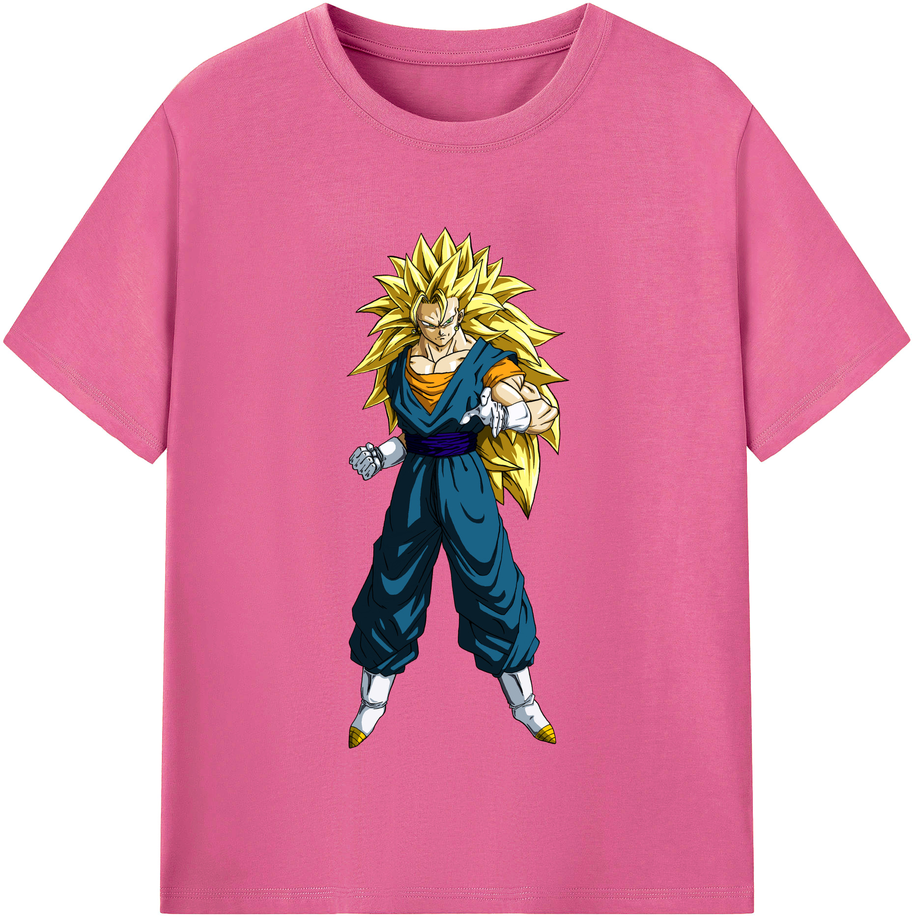 （画像用） ドラゴンボール ベジット DRAGON BALL Vegetto レディースカジュアルプリントTシャツ（綿100％）