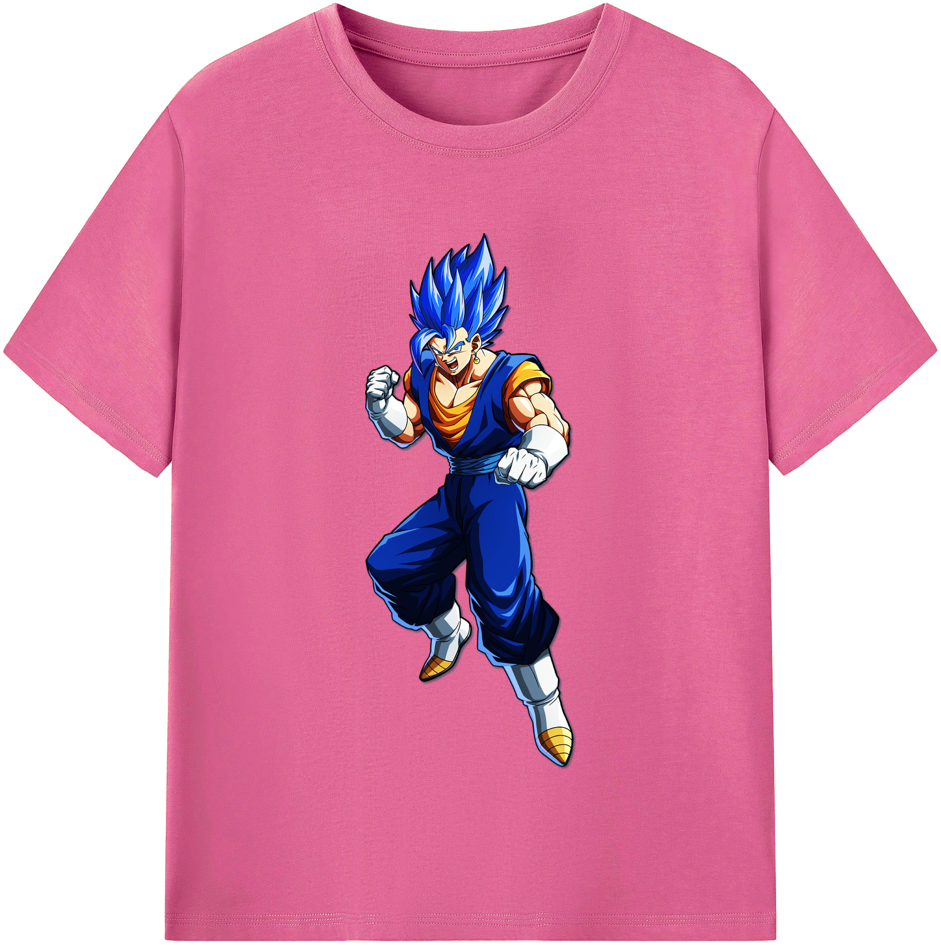 （画像用） ドラゴンボール ベジット DRAGON BALL Vegetto レディースカジュアルプリントTシャツ（綿100％）