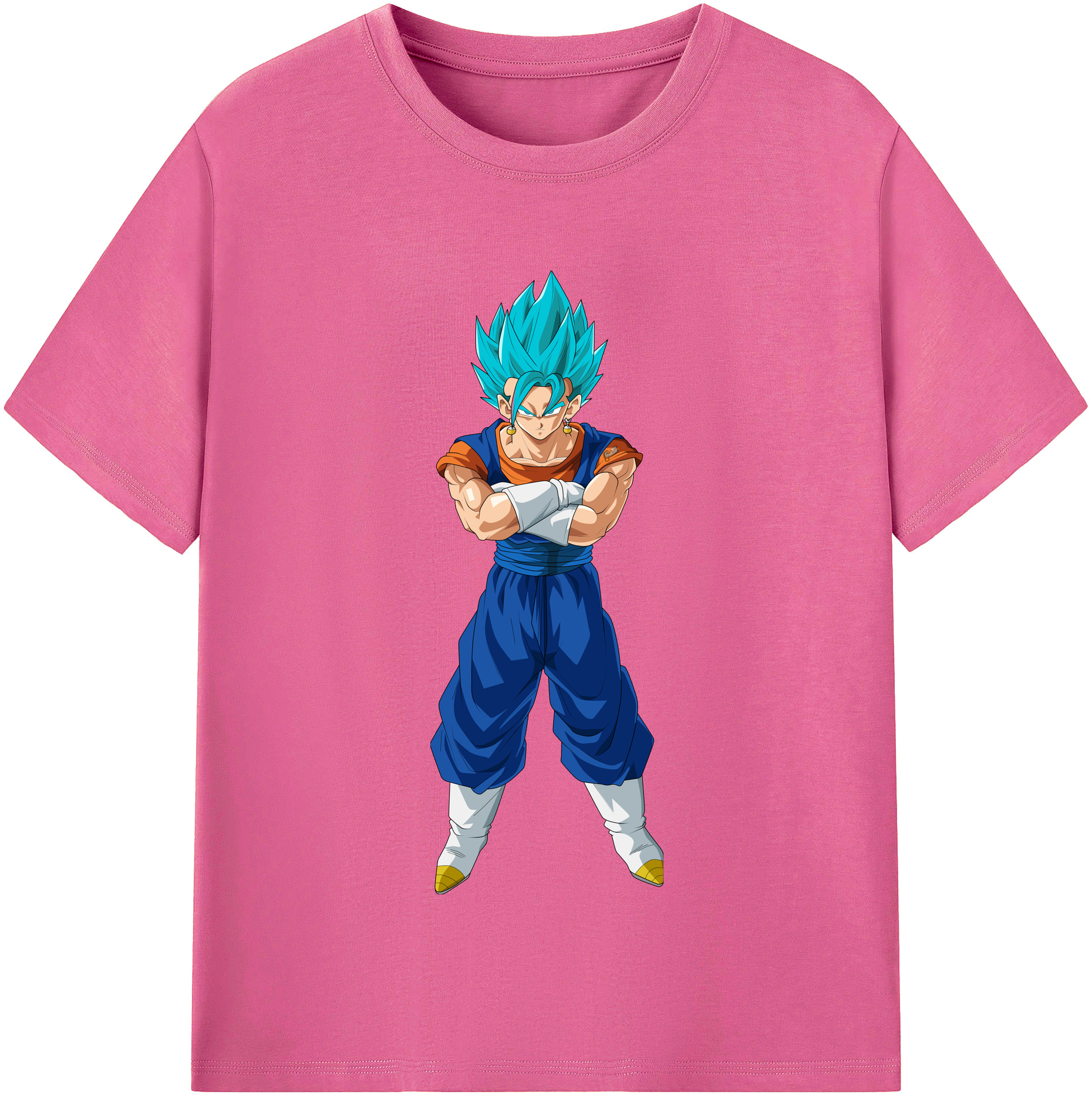（画像用） ドラゴンボール ベジット DRAGON BALL Vegetto レディースカジュアルプリントTシャツ（綿100％）