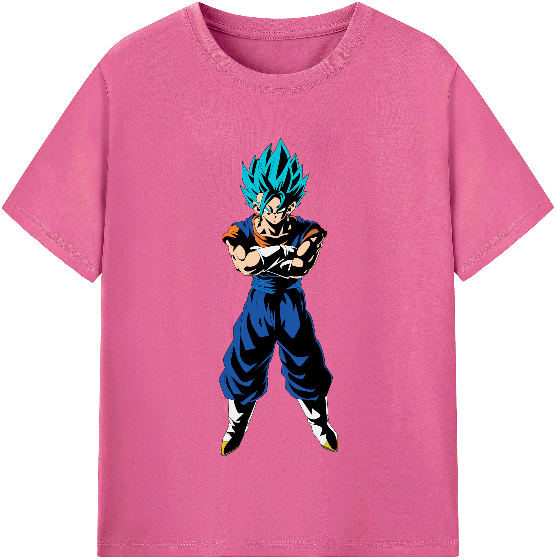 （画像用） ドラゴンボール ベジット DRAGON BALL Vegetto レディースカジュアルプリントTシャツ（綿100％）