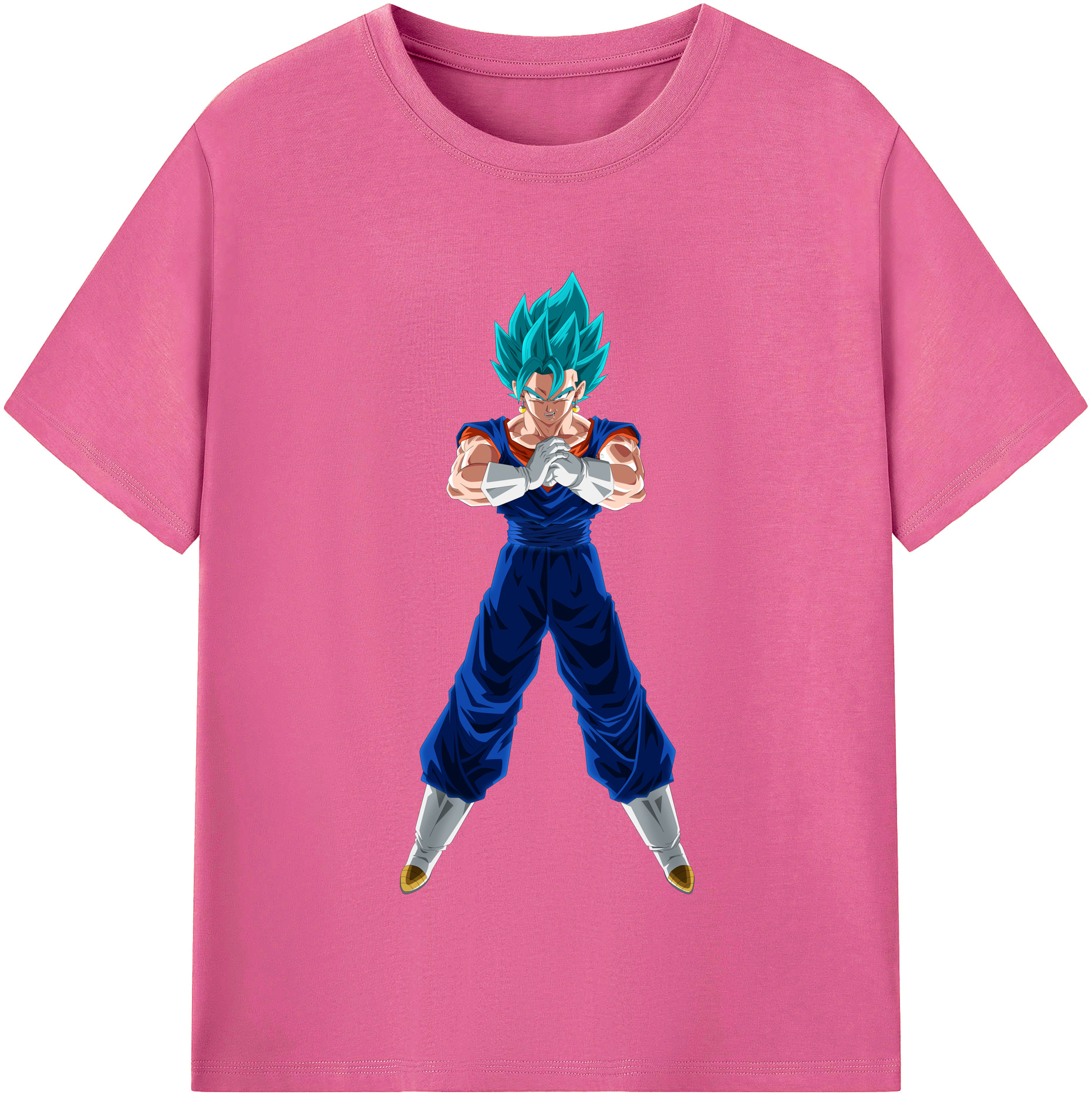 （画像用） ドラゴンボール ベジット DRAGON BALL Vegetto レディースカジュアルプリントTシャツ（綿100％）