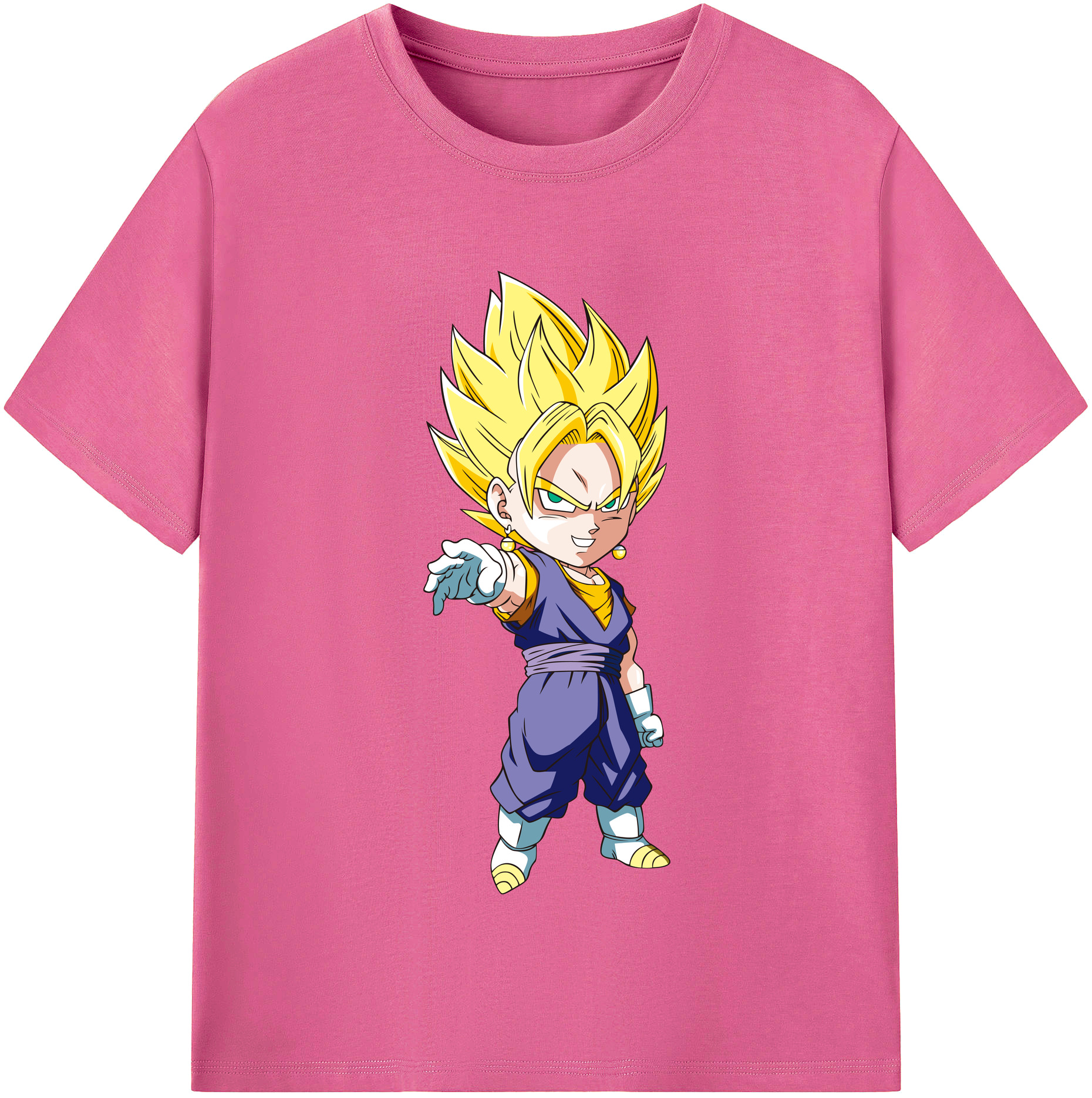 （画像用） ドラゴンボール ベジット DRAGON BALL Vegetto レディースカジュアルプリントTシャツ（綿100％）