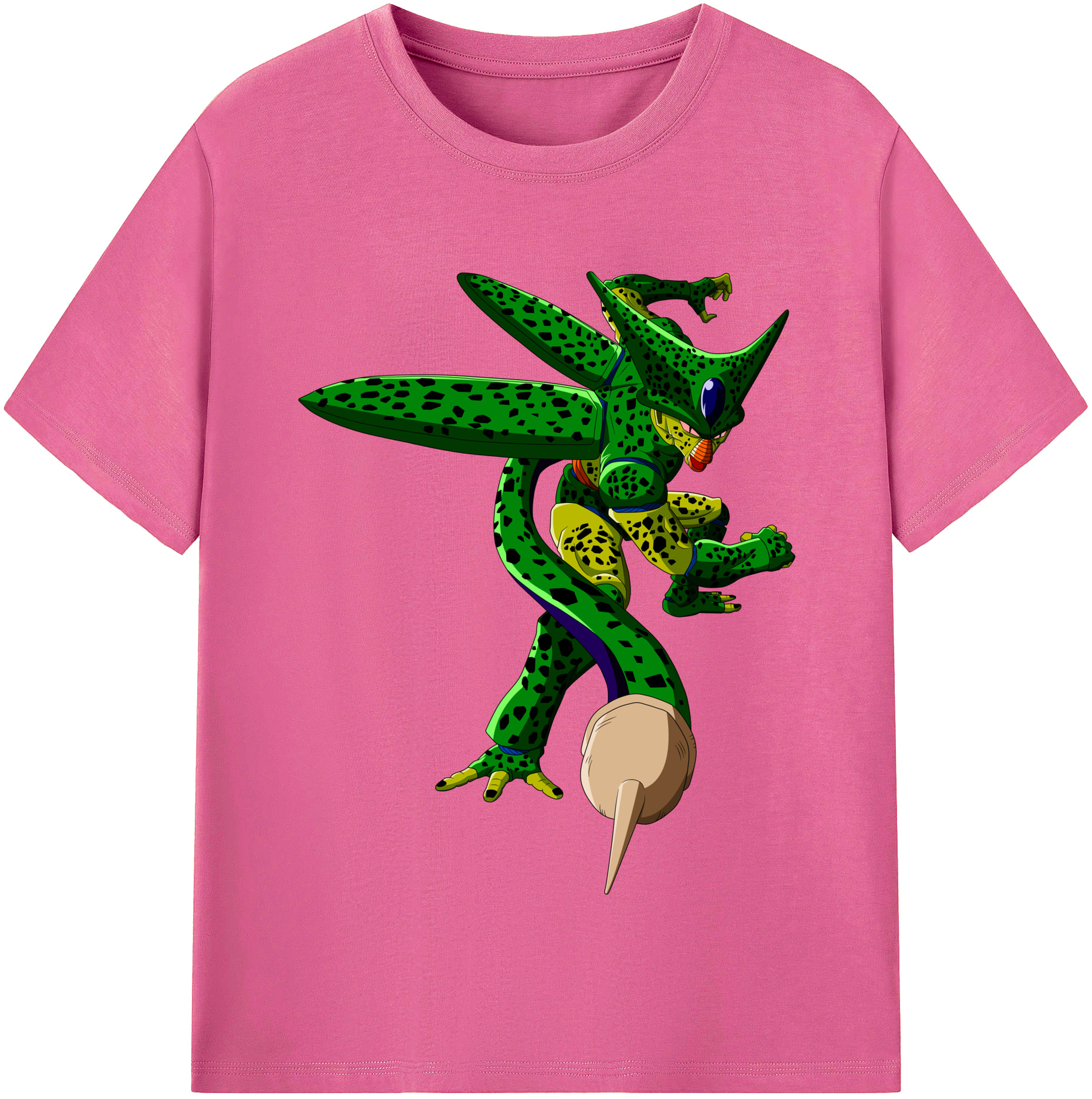 （画像用） ドラゴンボール セル DRAGON BALL Cell レディースカジュアルプリントTシャツ（綿100％）