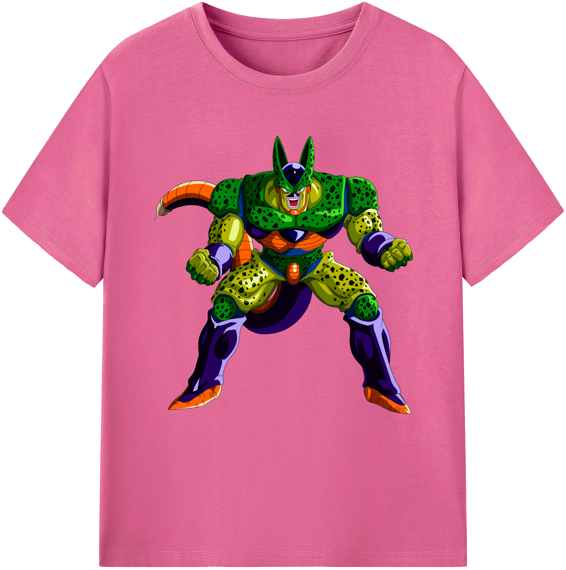 （画像用） ドラゴンボール セル DRAGON BALL Cell レディースカジュアルプリントTシャツ（綿100％）