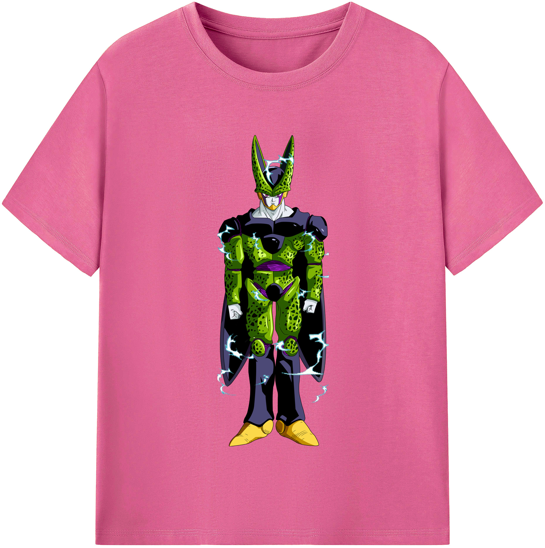 （画像用） ドラゴンボール セル DRAGON BALL Cell レディースカジュアルプリントTシャツ（綿100％）