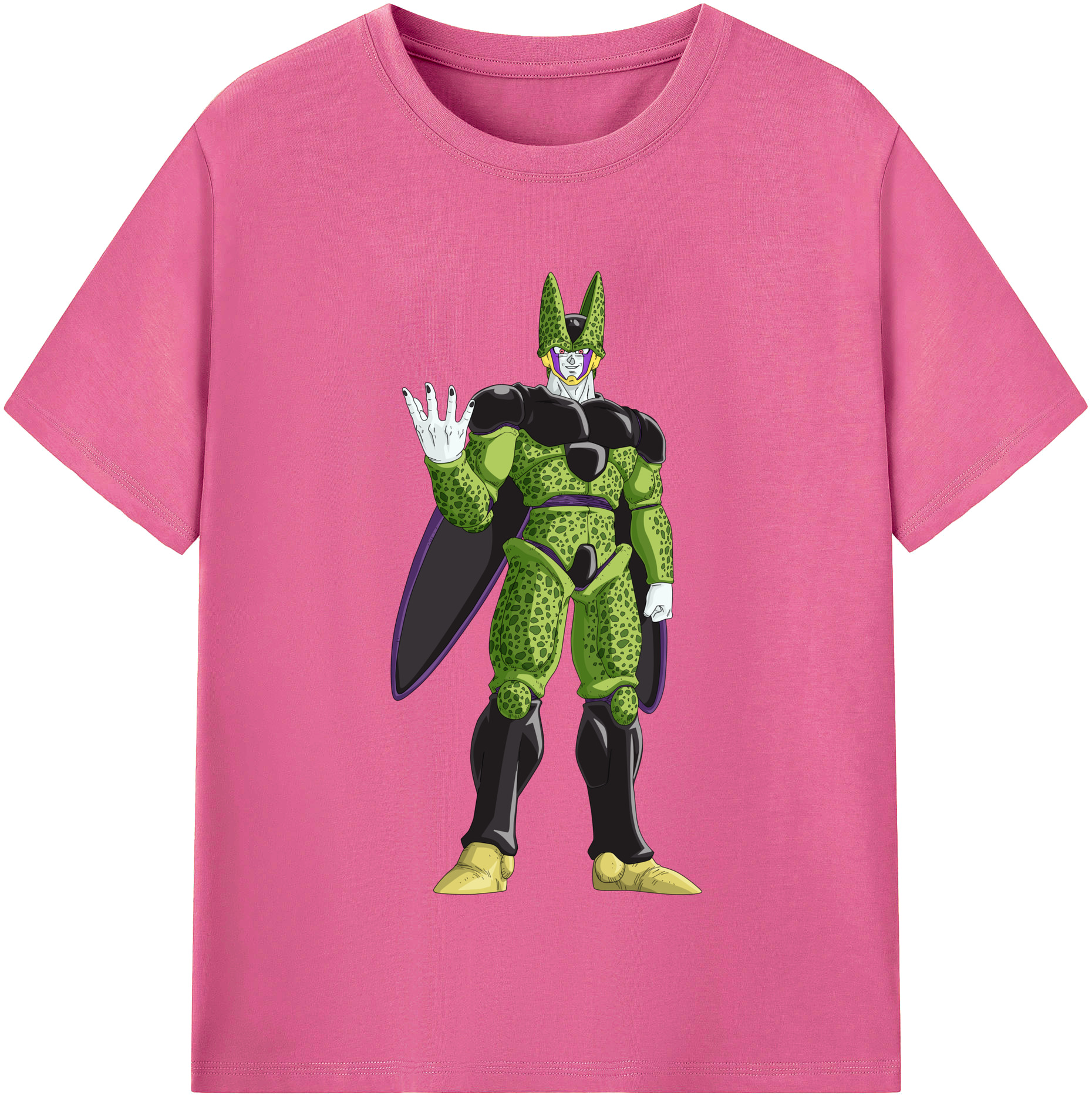 （画像用） ドラゴンボール セル DRAGON BALL Cell レディースカジュアルプリントTシャツ（綿100％）