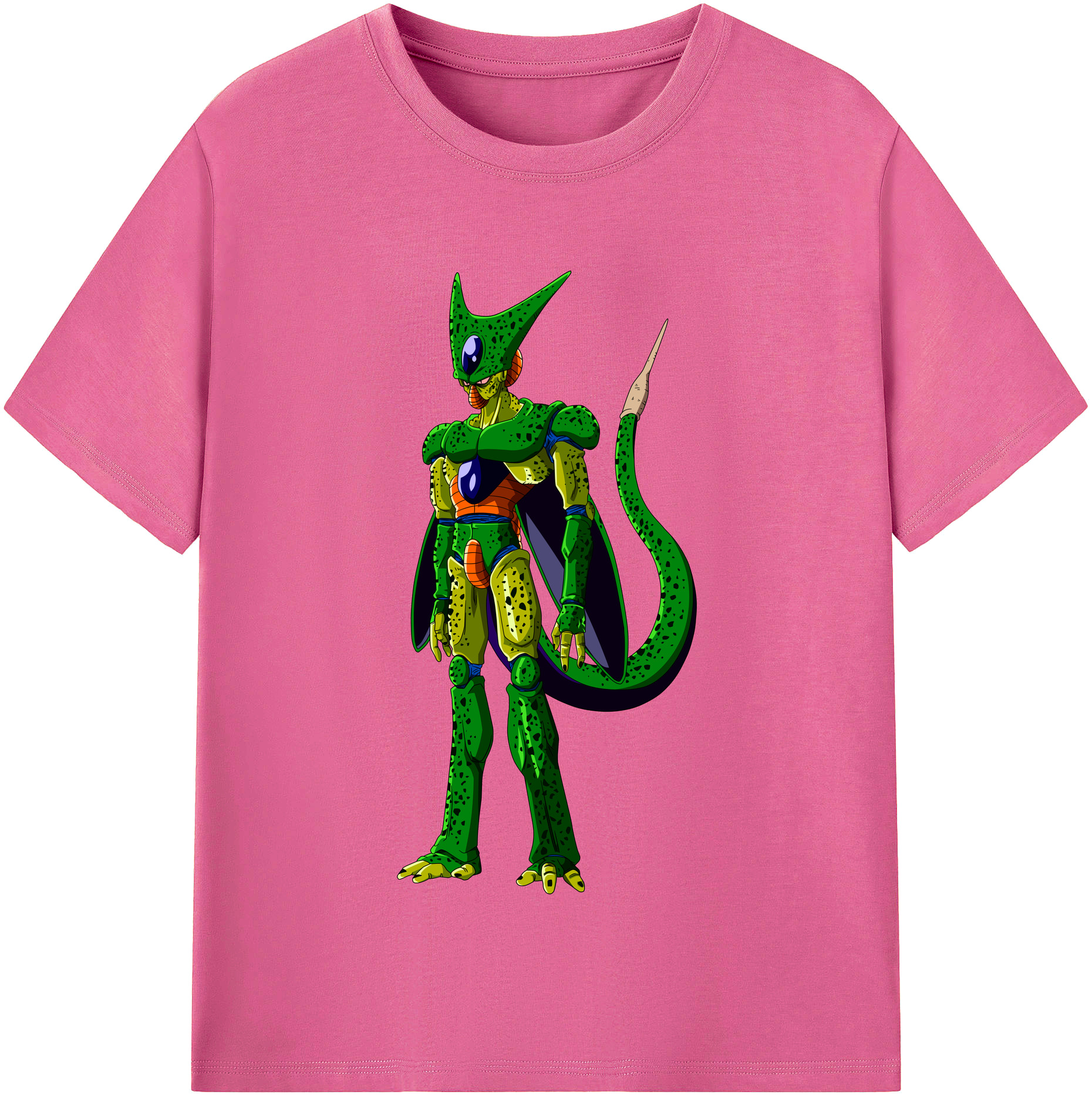 （画像用） ドラゴンボール セル DRAGON BALL Cell レディースカジュアルプリントTシャツ（綿100％）