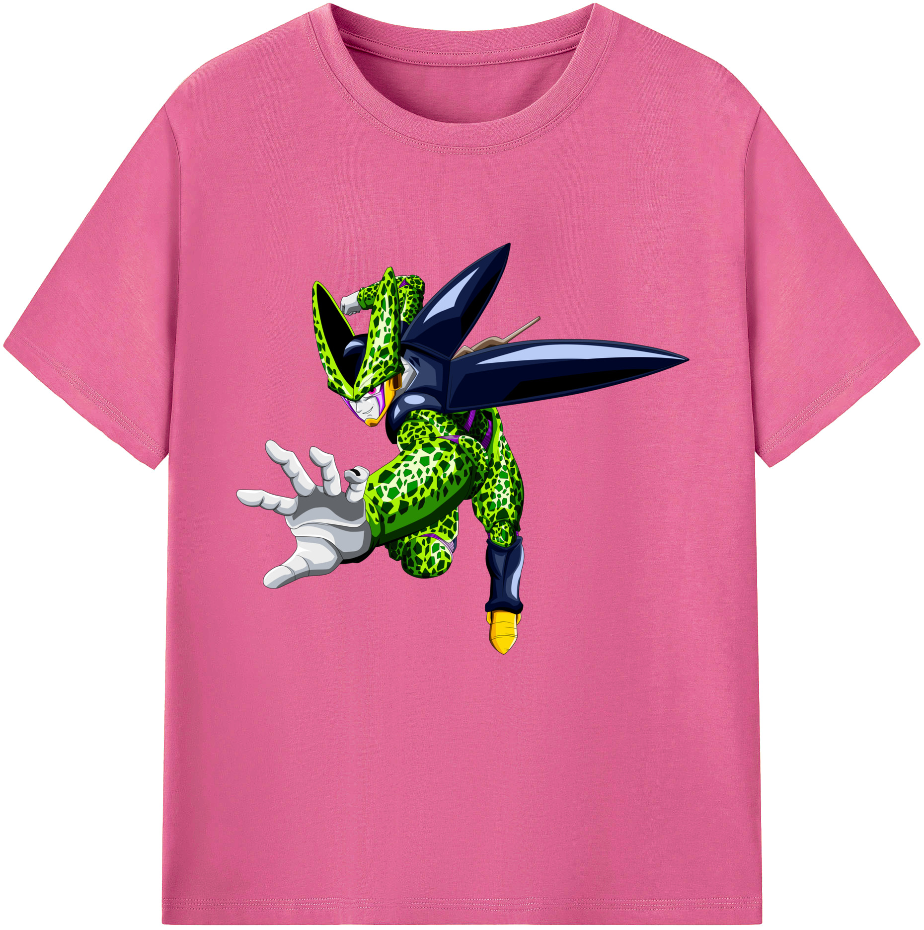 （画像用） ドラゴンボール セル DRAGON BALL Cell レディースカジュアルプリントTシャツ（綿100％）