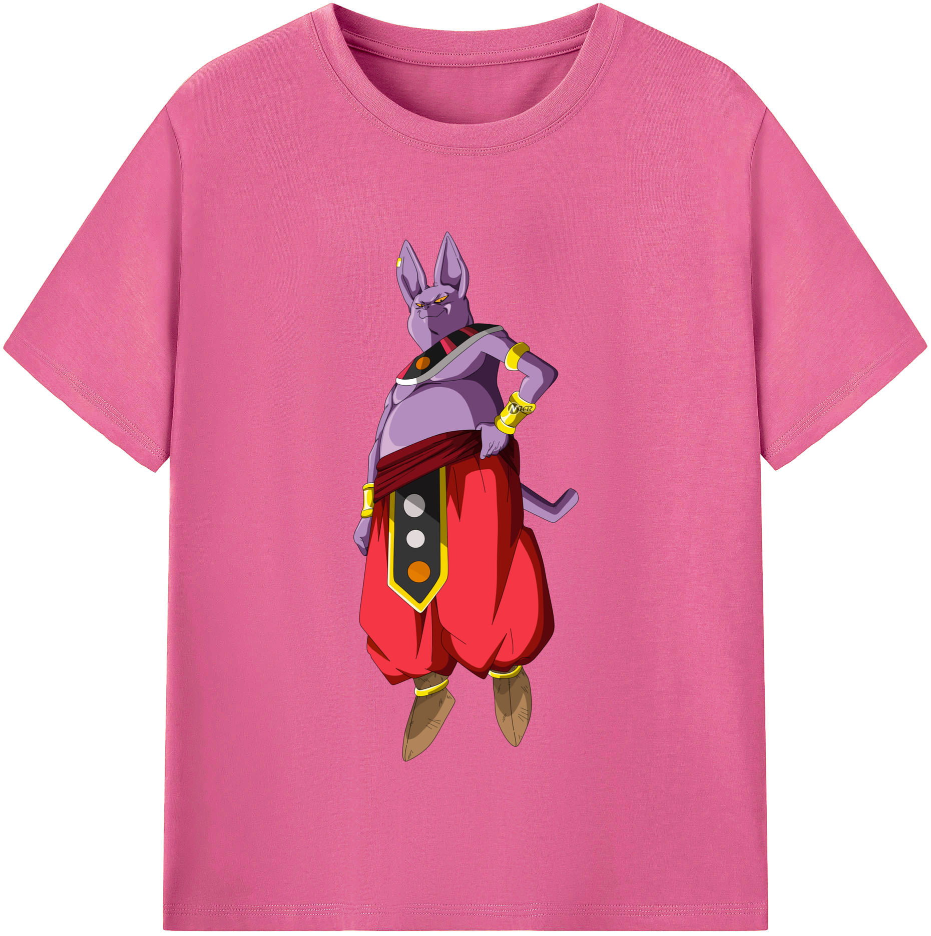 （画像用） ドラゴンボール シャンパ DRAGON BALL Champa レディースカジュアルプリントTシャツ（綿100％）