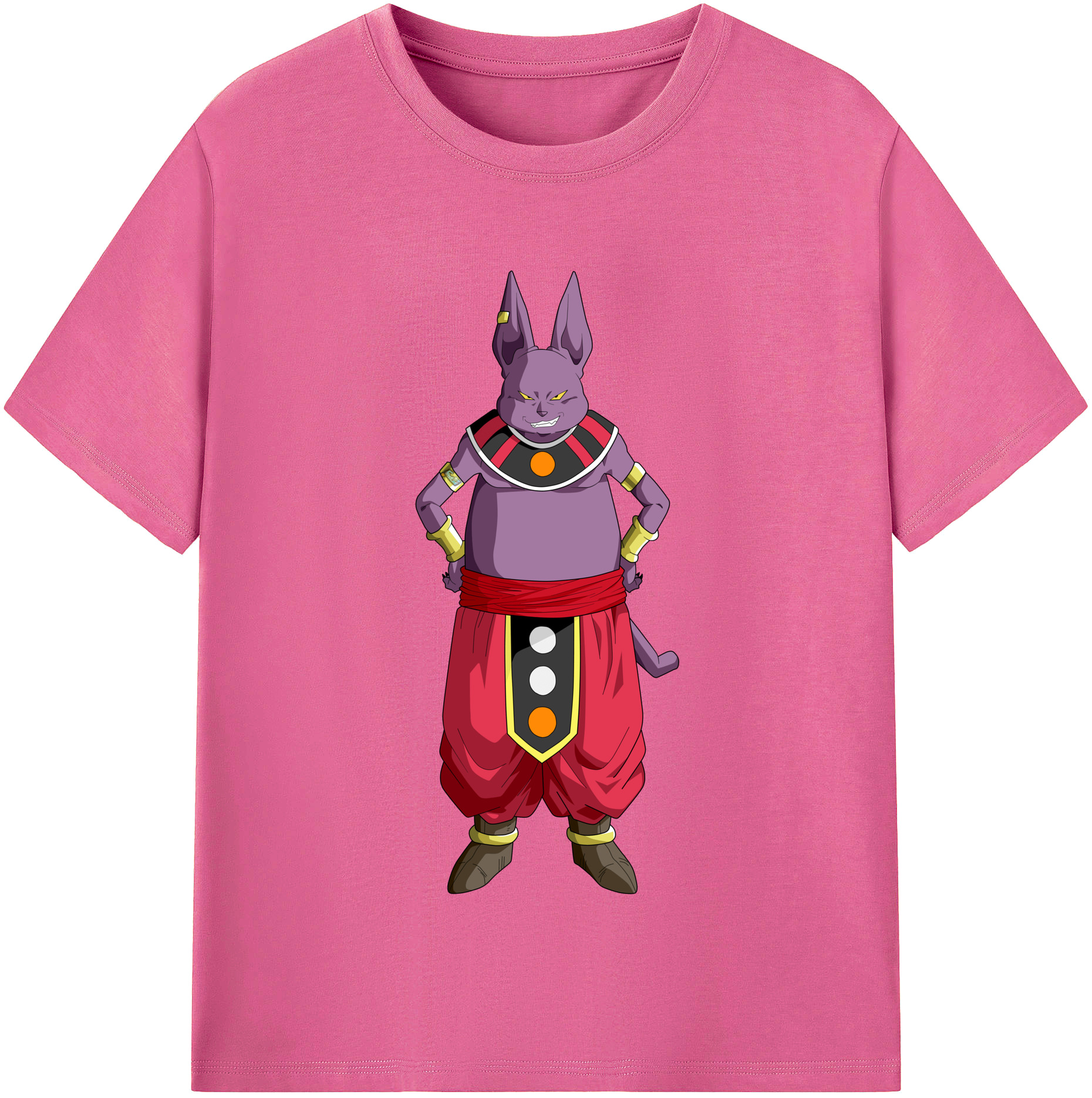 （画像用） ドラゴンボール シャンパ DRAGON BALL Champa レディースカジュアルプリントTシャツ（綿100％）