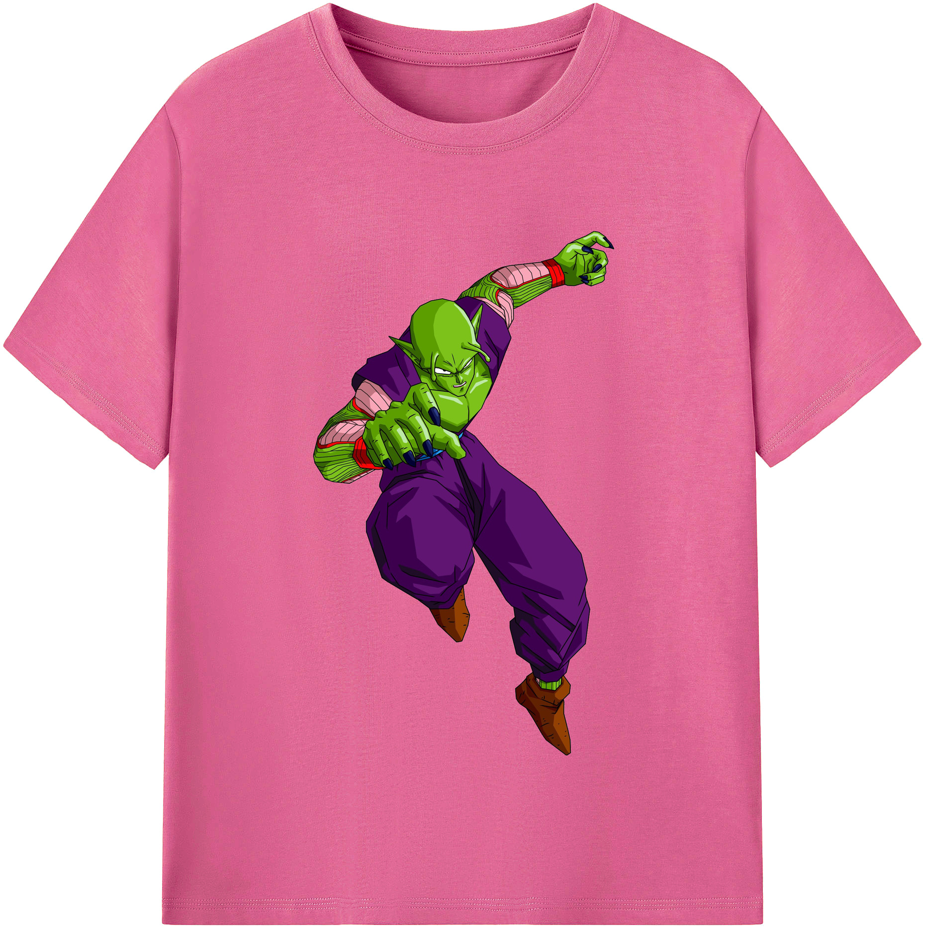 （画像用） ドラゴンボール ピッコロ DRAGON BALL Piccolo レディースカジュアルプリントTシャツ（綿100％）