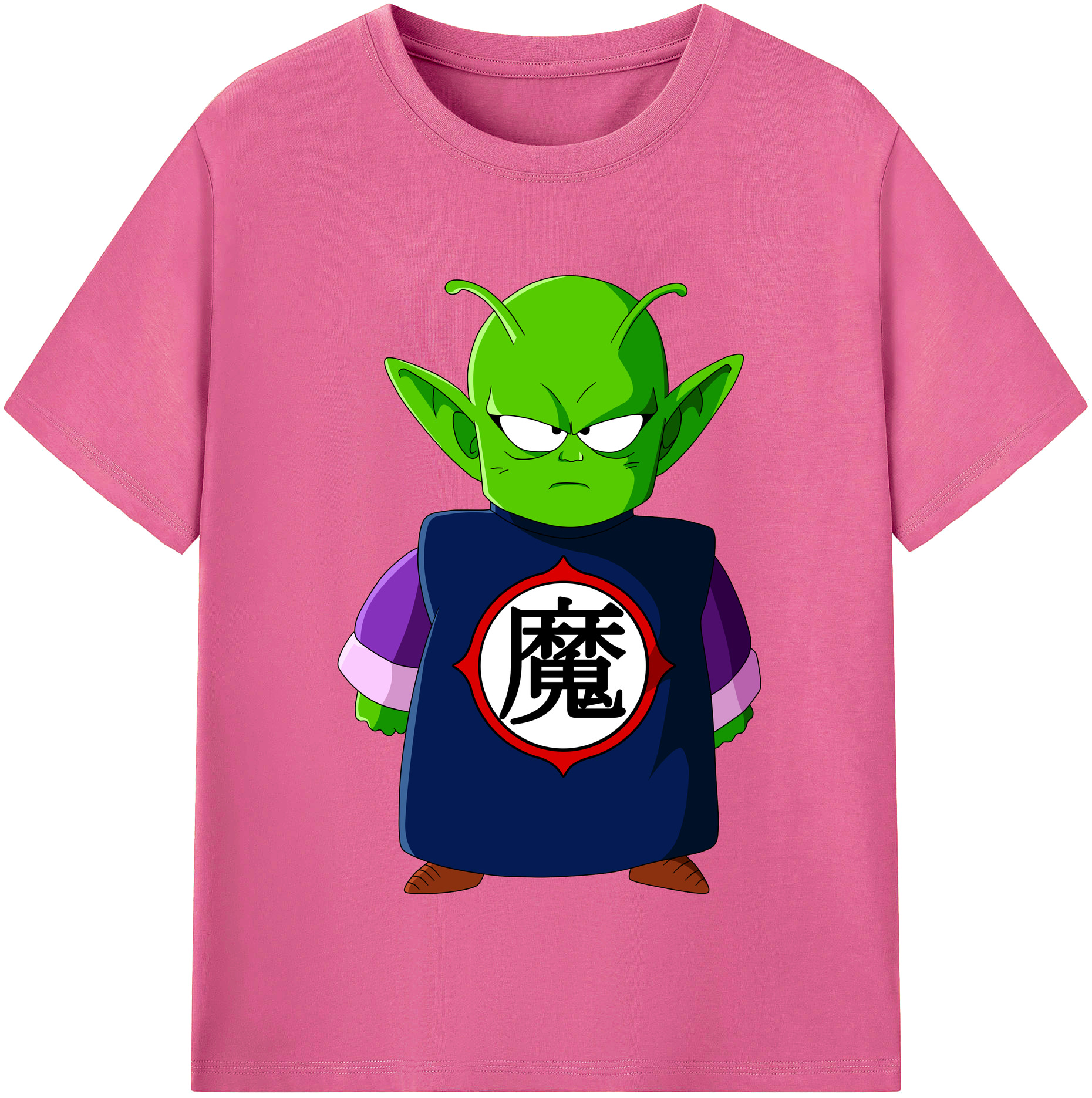 （画像用） ドラゴンボール ピッコロ DRAGON BALL Piccolo レディースカジュアルプリントTシャツ（綿100％）