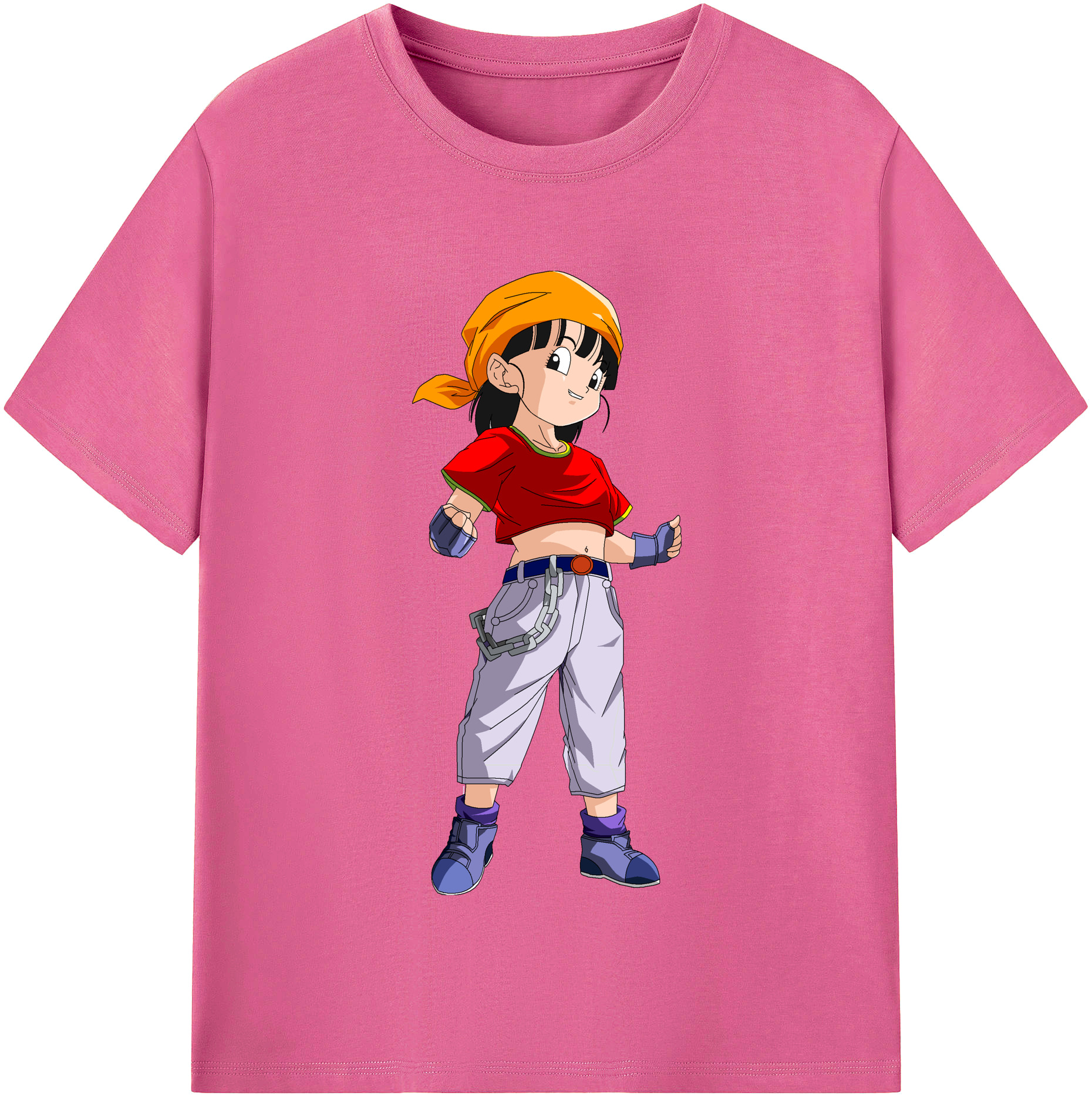 （画像用） ドラゴンボール パン DRAGON BALL Pan レディースカジュアルプリントTシャツ（綿100％）