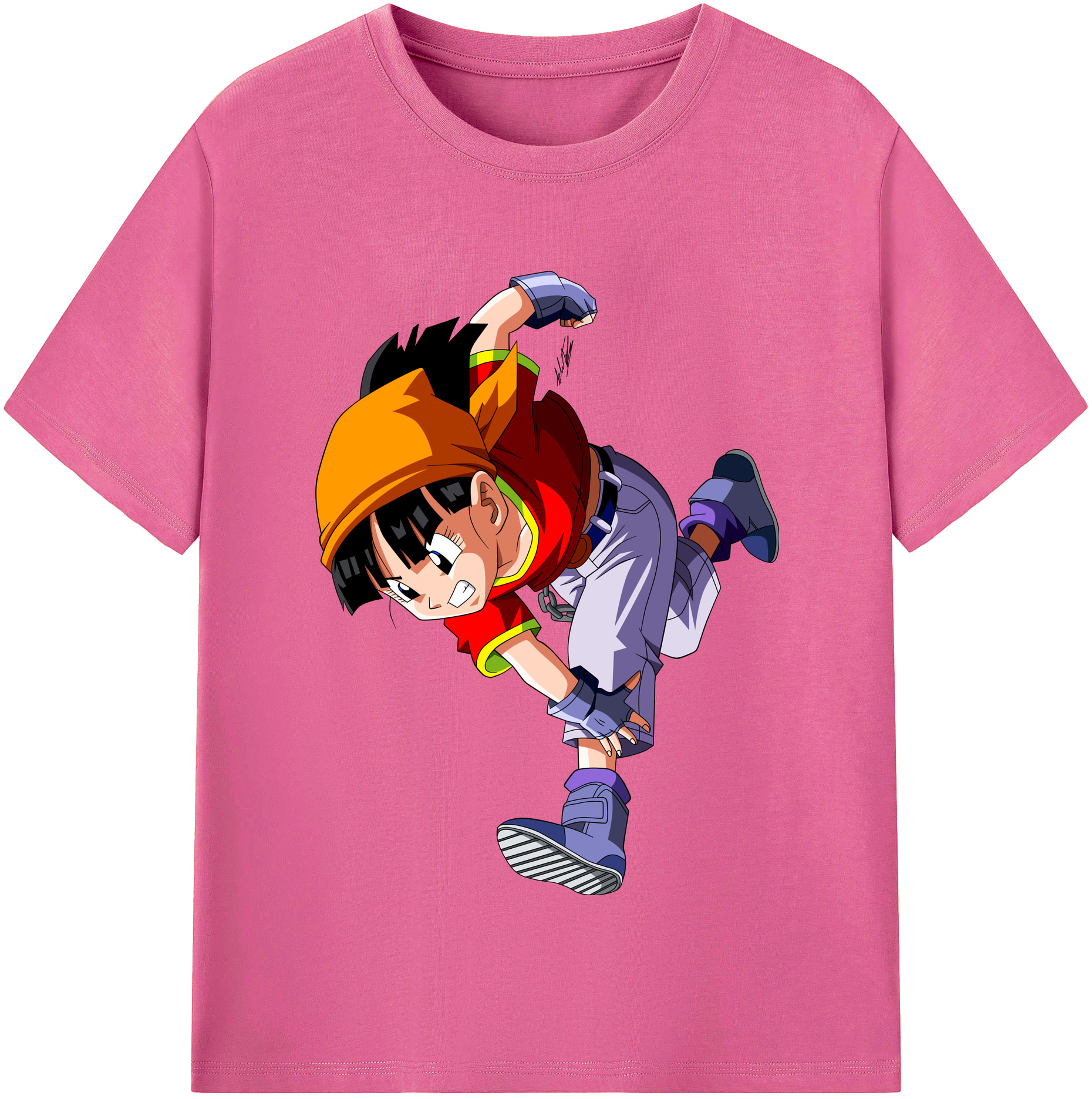 （画像用） ドラゴンボール パン DRAGON BALL Pan レディースカジュアルプリントTシャツ（綿100％）
