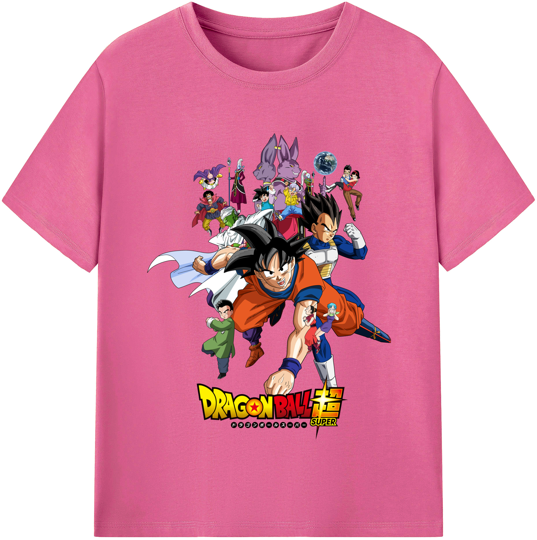 （画像用） ドラゴンボール DRAGON BALL レディースカジュアルプリントTシャツ（綿100％）
