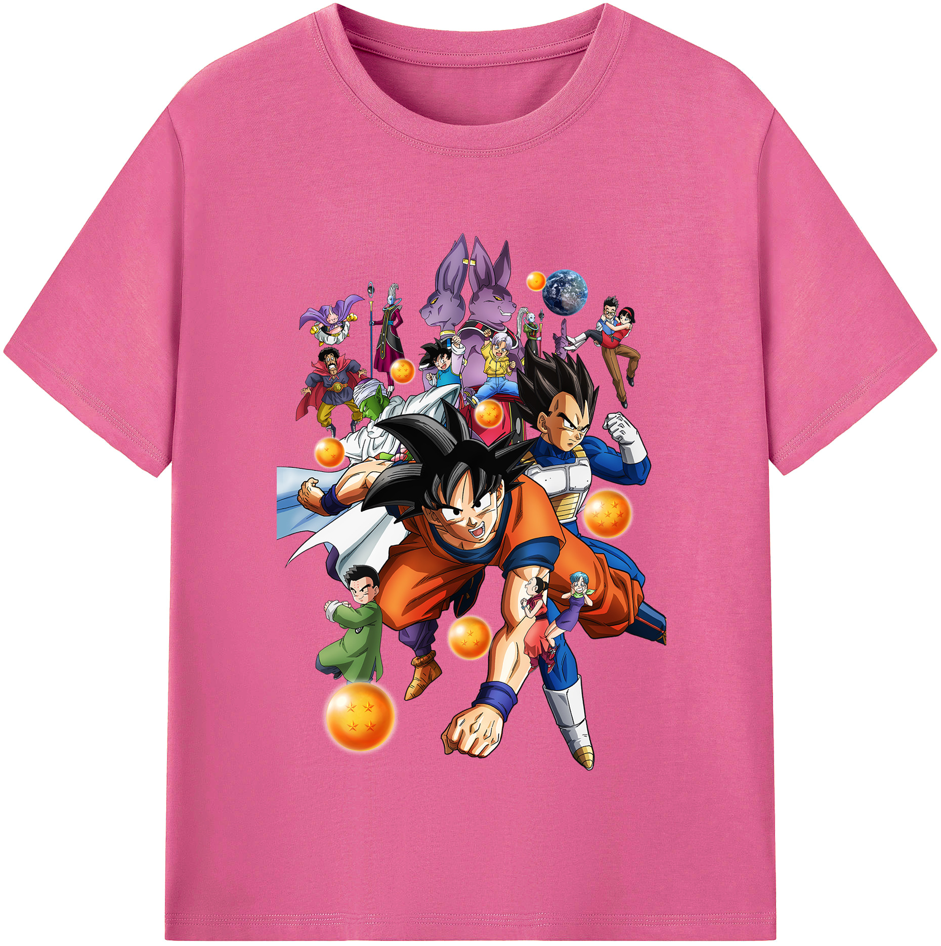（画像用） ドラゴンボール DRAGON BALL レディースカジュアルプリントTシャツ（綿100％）