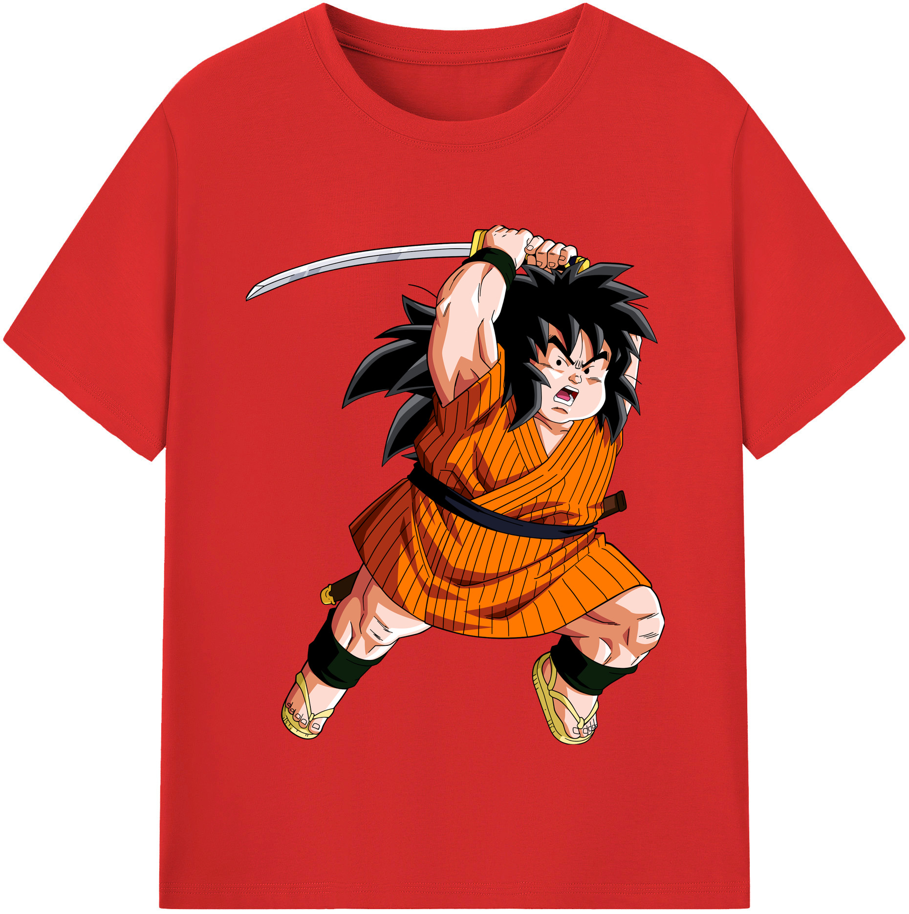 （画像用） ドラゴンボール やじろべえ DRAGON BALL Yajirobe レディースカジュアルプリントTシャツ（綿100％）