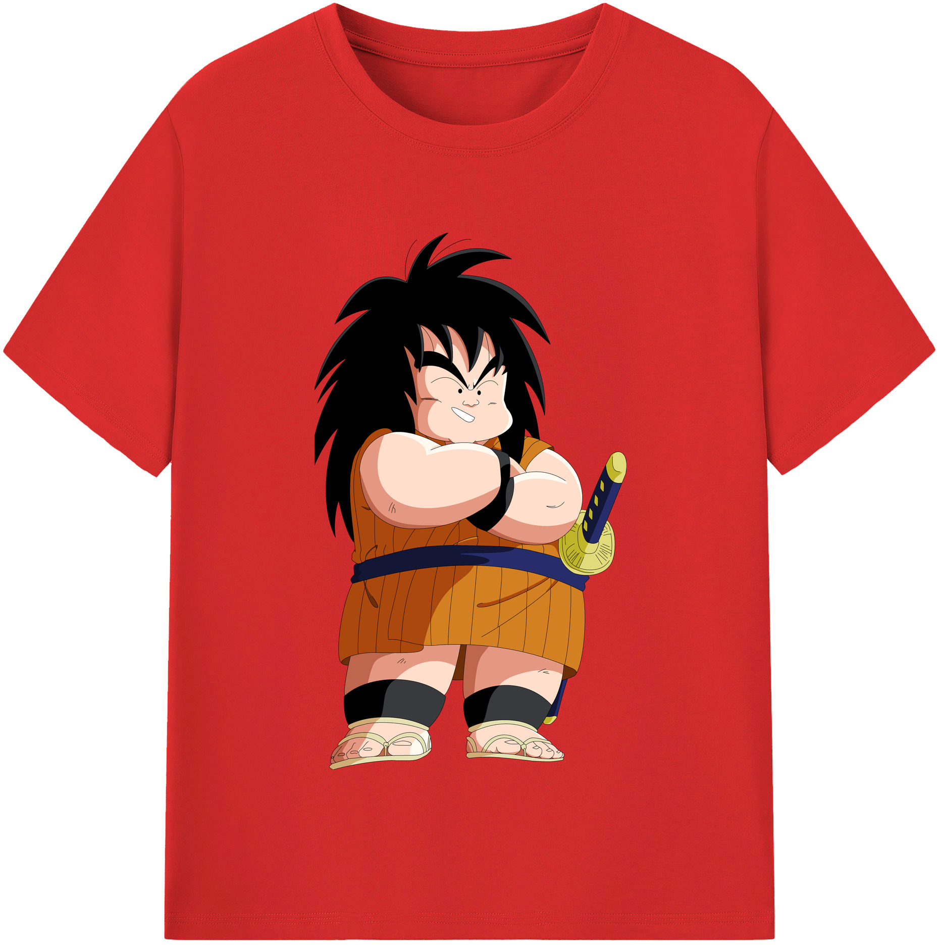 （画像用） ドラゴンボール やじろべえ DRAGON BALL Yajirobe レディースカジュアルプリントTシャツ（綿100％）
