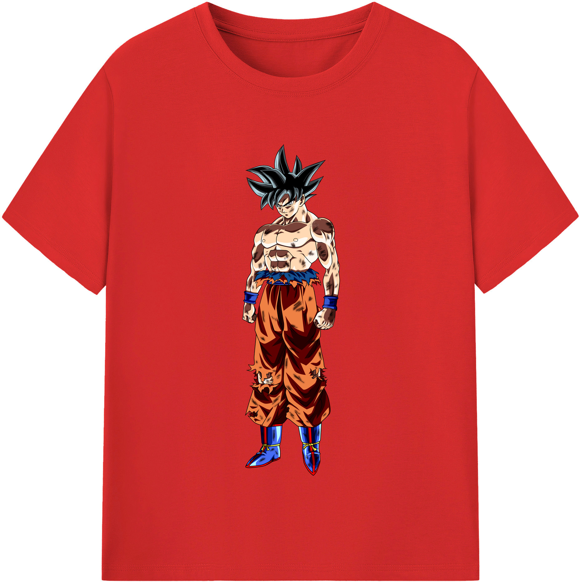 （画像用） ドラゴンボール 孫悟空（そん ごくう）Son Goku カカロット DRAGON BALL Kakarotto レディースカジュアルプリントTシャツ（綿100％）