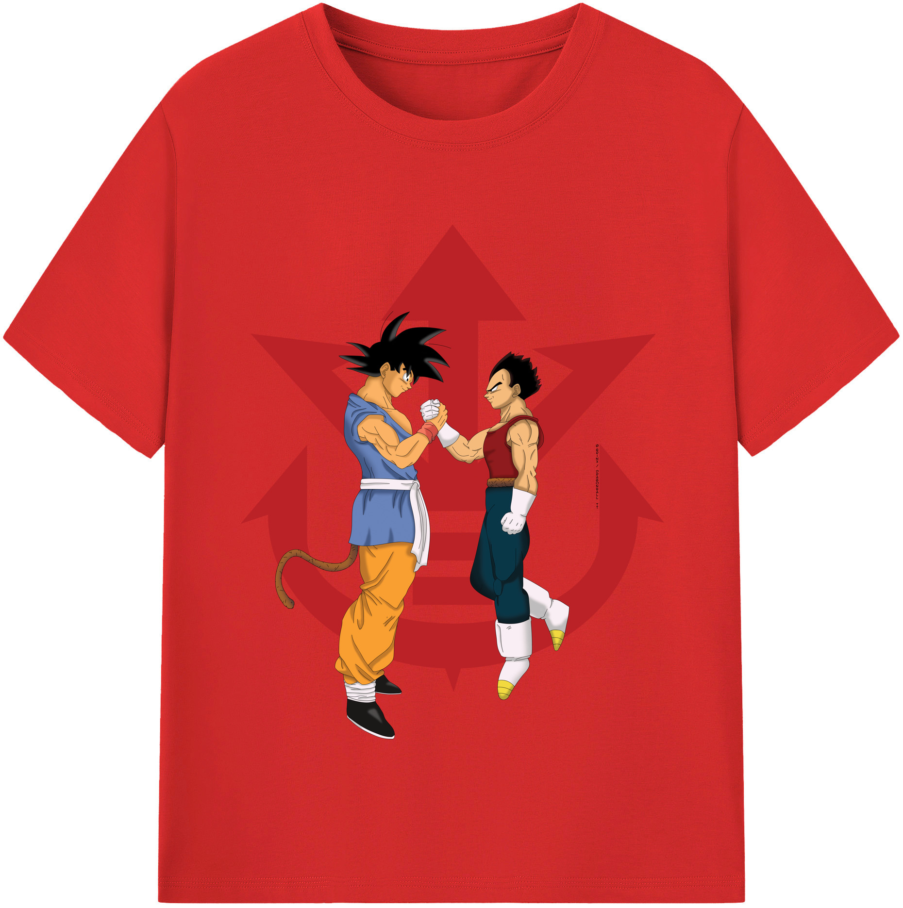（画像用） ドラゴンボール 孫悟空（そん ごくう）Son Goku カカロット DRAGON BALL Kakarotto レディースカジュアルプリントTシャツ（綿100％）