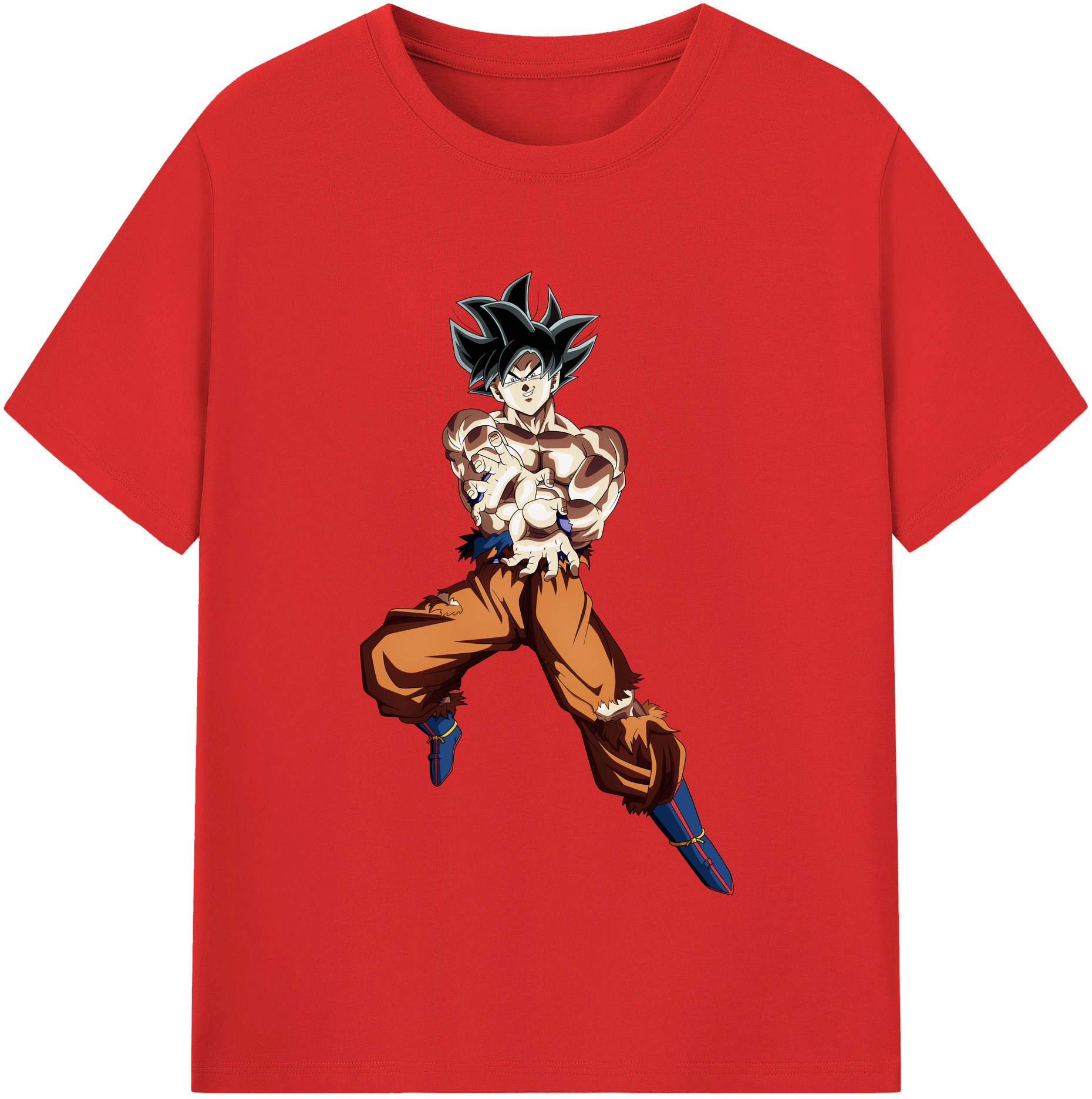 （画像用） ドラゴンボール 孫悟空（そん ごくう）Son Goku カカロット DRAGON BALL Kakarotto レディースカジュアルプリントTシャツ（綿100％）