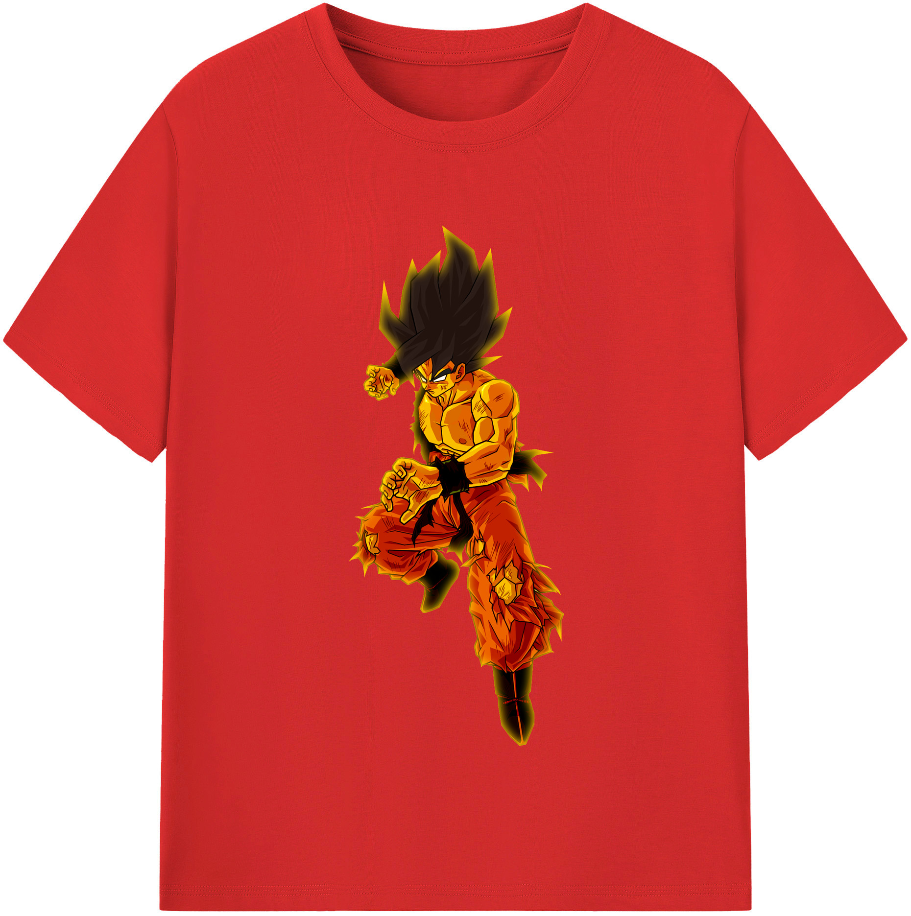 （画像用） ドラゴンボール 孫 悟飯（そんごはん）DRAGON BALL Son Gohan レディースカジュアルプリントTシャツ（綿100％）