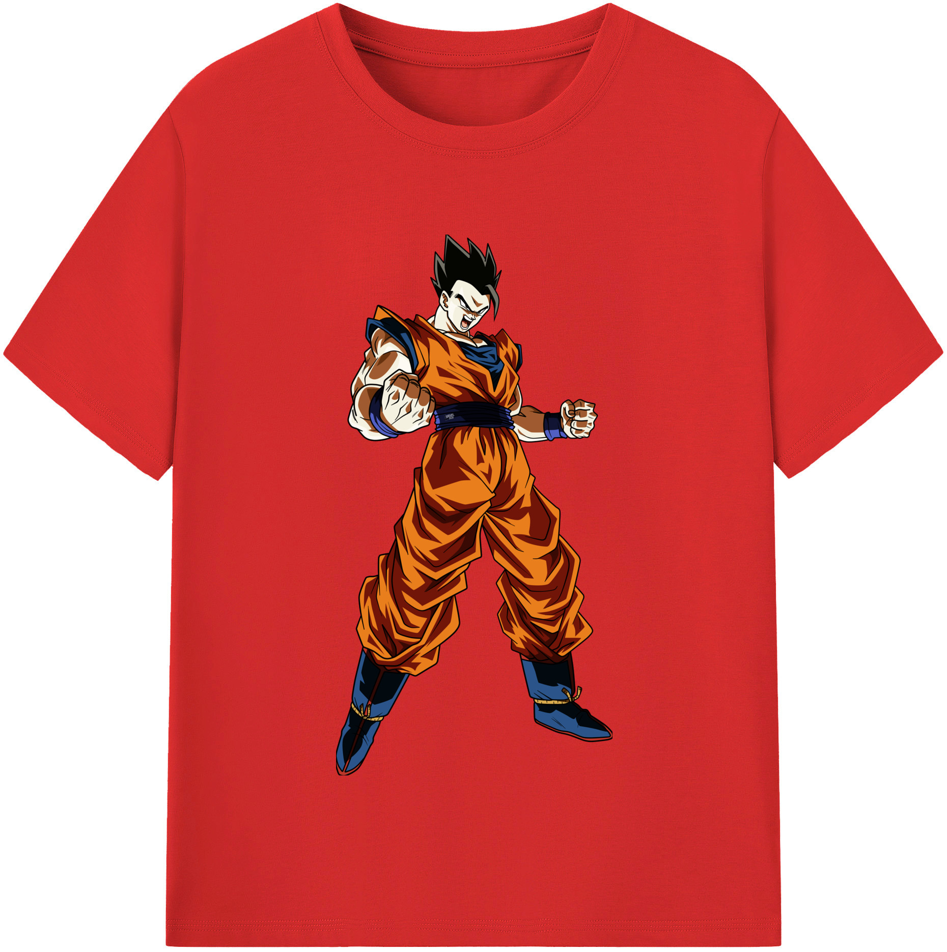 （画像用） ドラゴンボール 孫 悟飯（そんごはん）DRAGON BALL Son Gohan レディースカジュアルプリントTシャツ（綿100％）