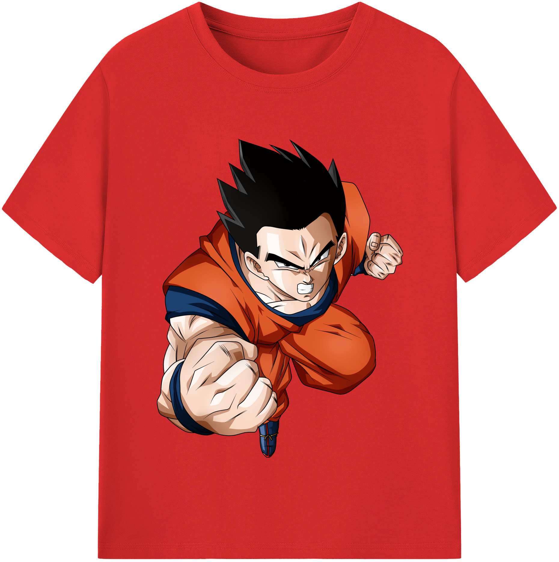 （画像用） ドラゴンボール 孫 悟飯（そんごはん）DRAGON BALL Son Gohan レディースカジュアルプリントTシャツ（綿100％）