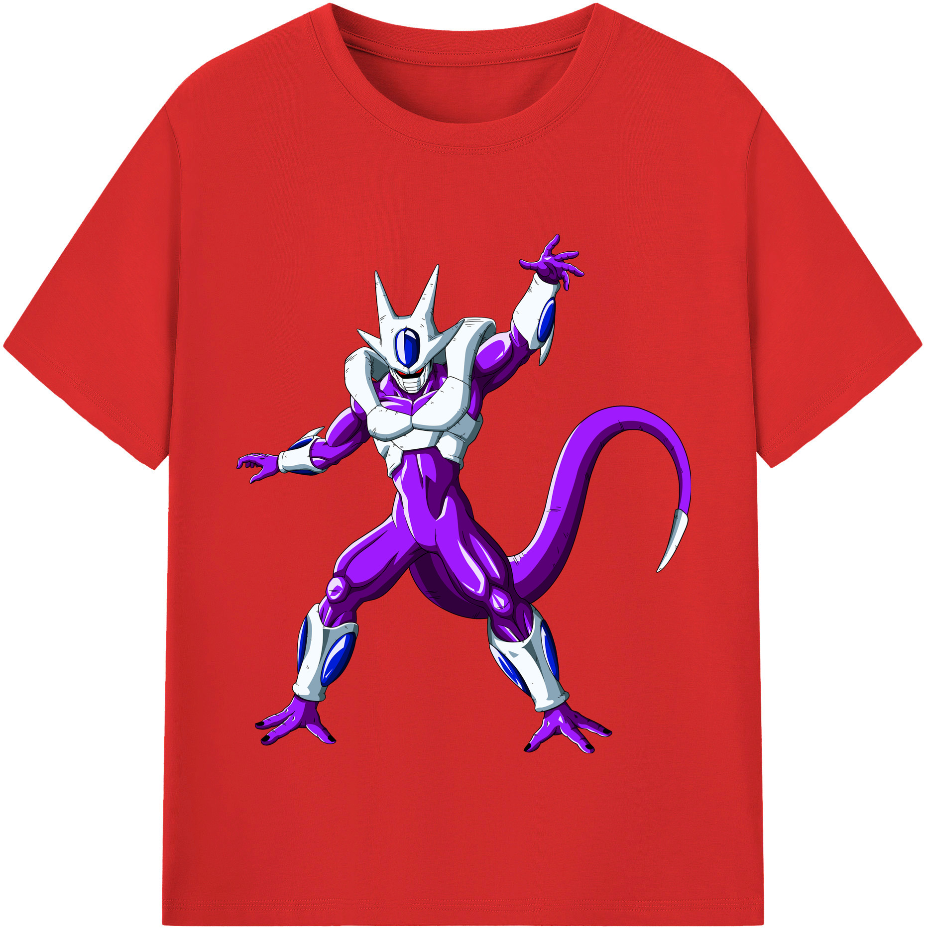 （画像用） ドラゴンボール クウラ DRAGON BALL Cooler Coora レディースカジュアルプリントTシャツ（綿100％）