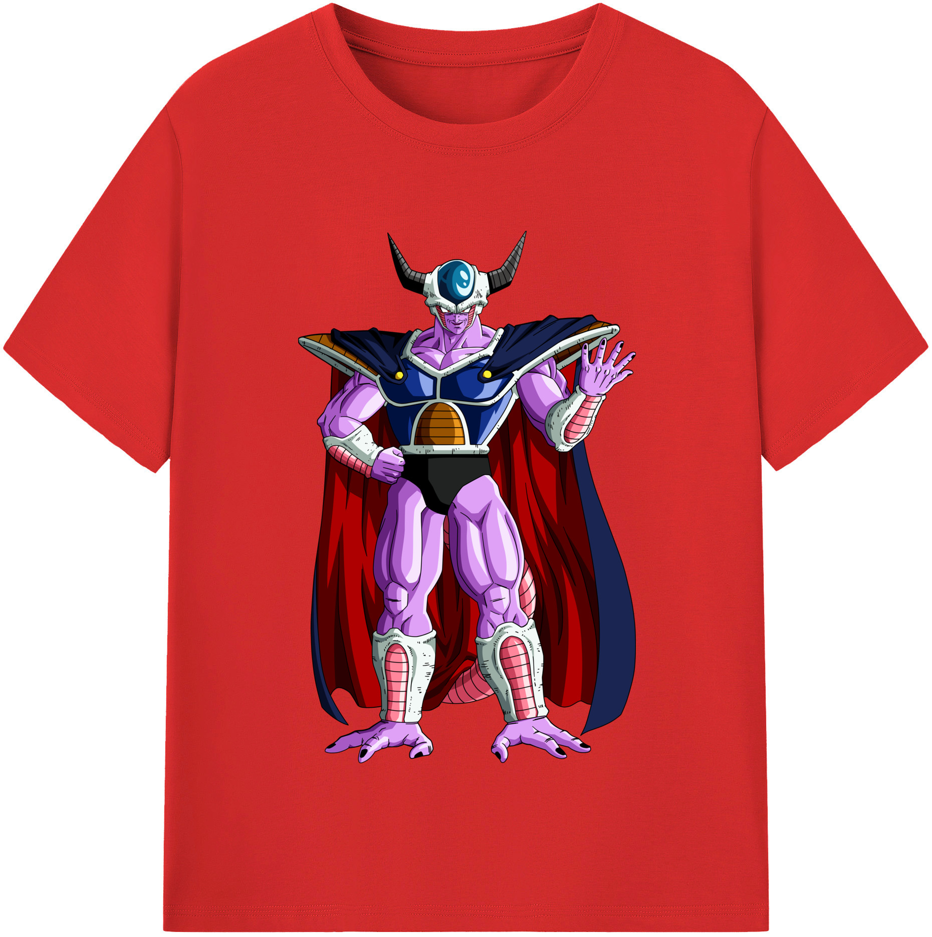 （画像用） ドラゴンボール コルド大王 DRAGON BALL King Cold レディースカジュアルプリントTシャツ（綿100％）