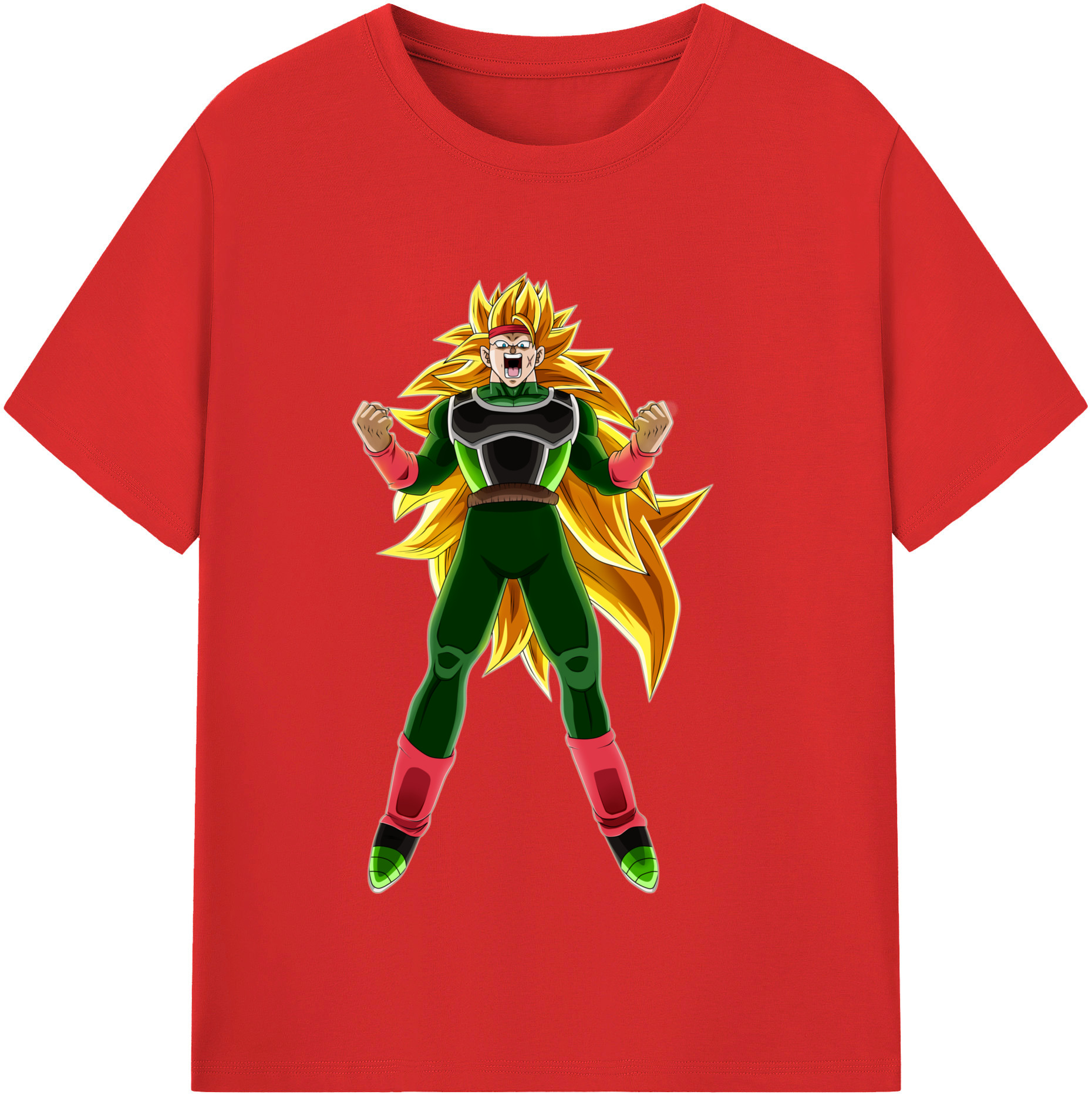 （画像用） ドラゴンボール ブロリー DRAGON BALL Broli レディースカジュアルプリントTシャツ（綿100％）