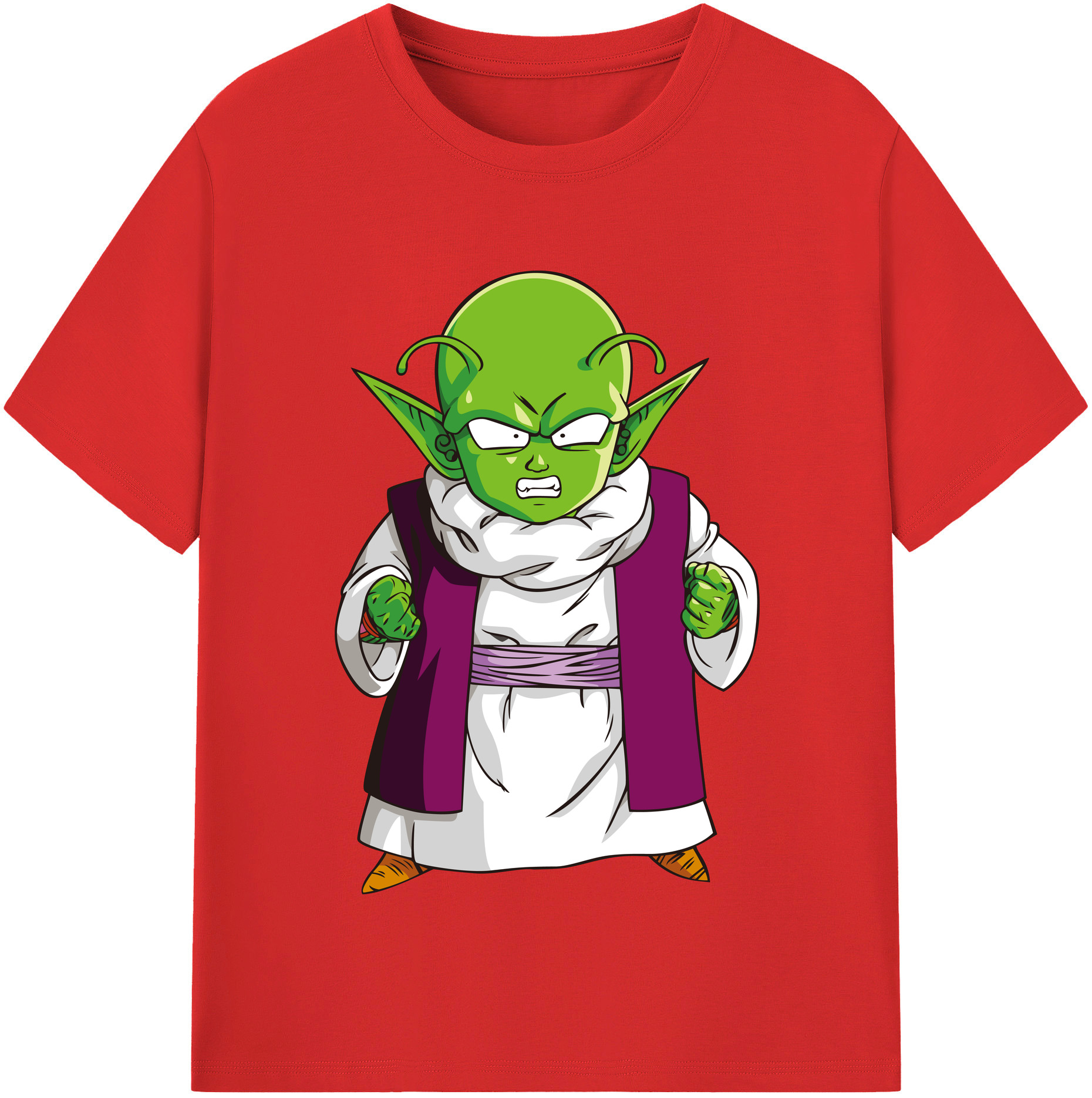 （画像用） ドラゴンボール ピッコロ DRAGON BALL Piccolo レディースカジュアルプリントTシャツ（綿100％）