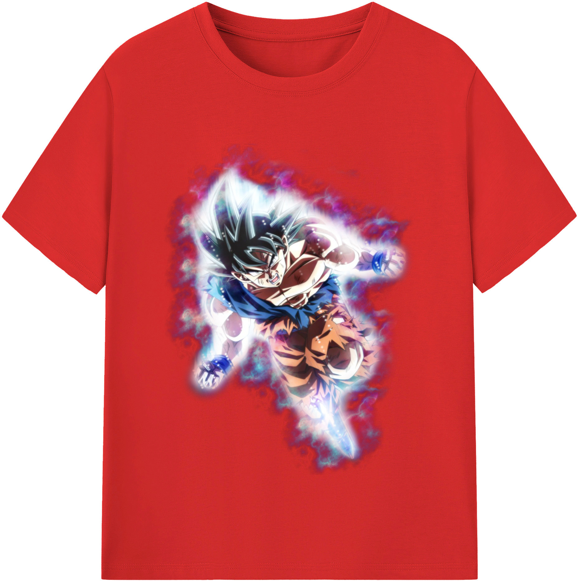 （画像用） ドラゴンボール 孫悟空（そん ごくう）Son Goku カカロット DRAGON BALL Kakarotto レディースカジュアルプリントTシャツ（綿100％）