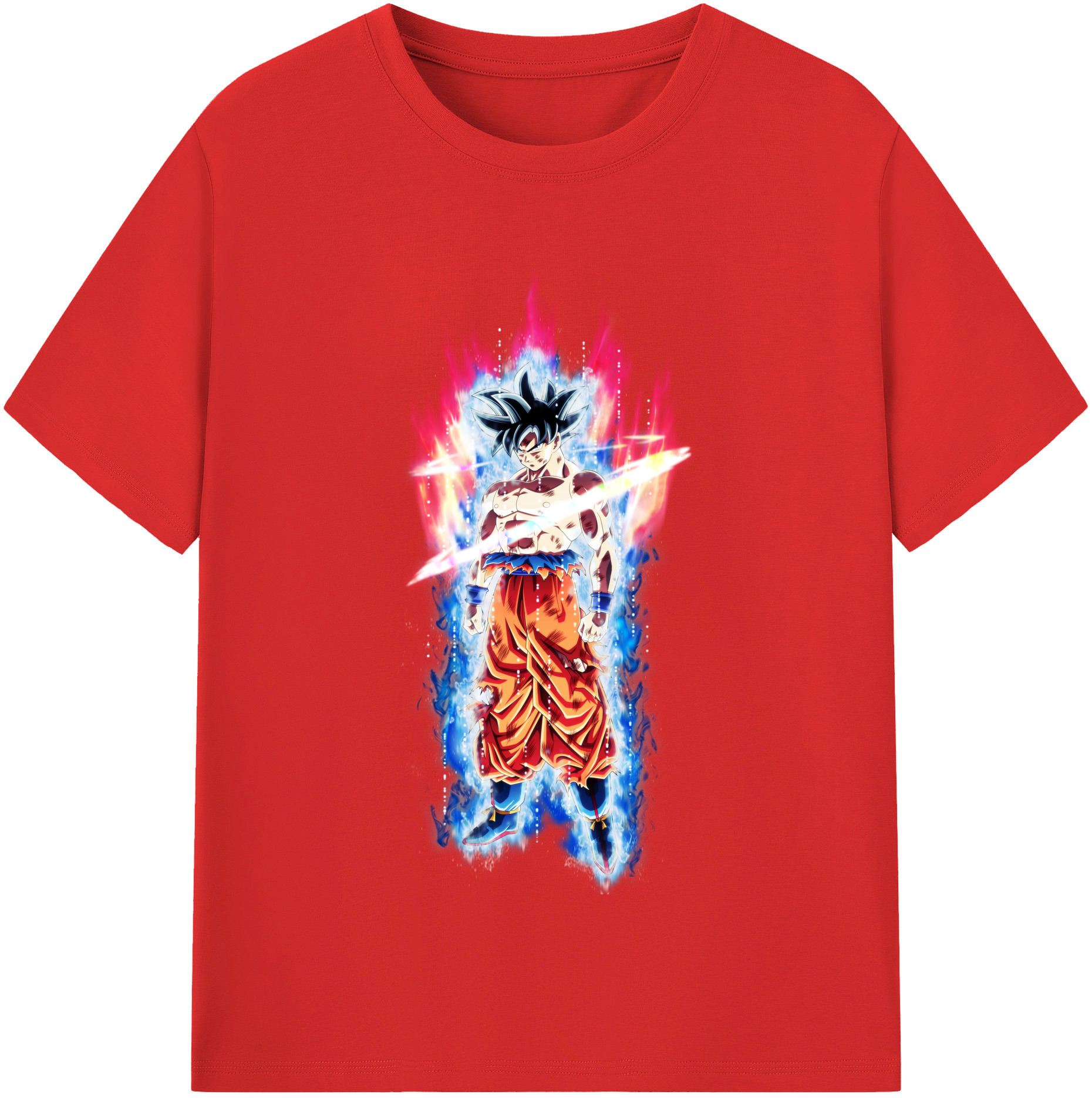 （画像用） ドラゴンボール 孫悟空（そん ごくう）Son Goku カカロット DRAGON BALL Kakarotto レディースカジュアルプリントTシャツ（綿100％）