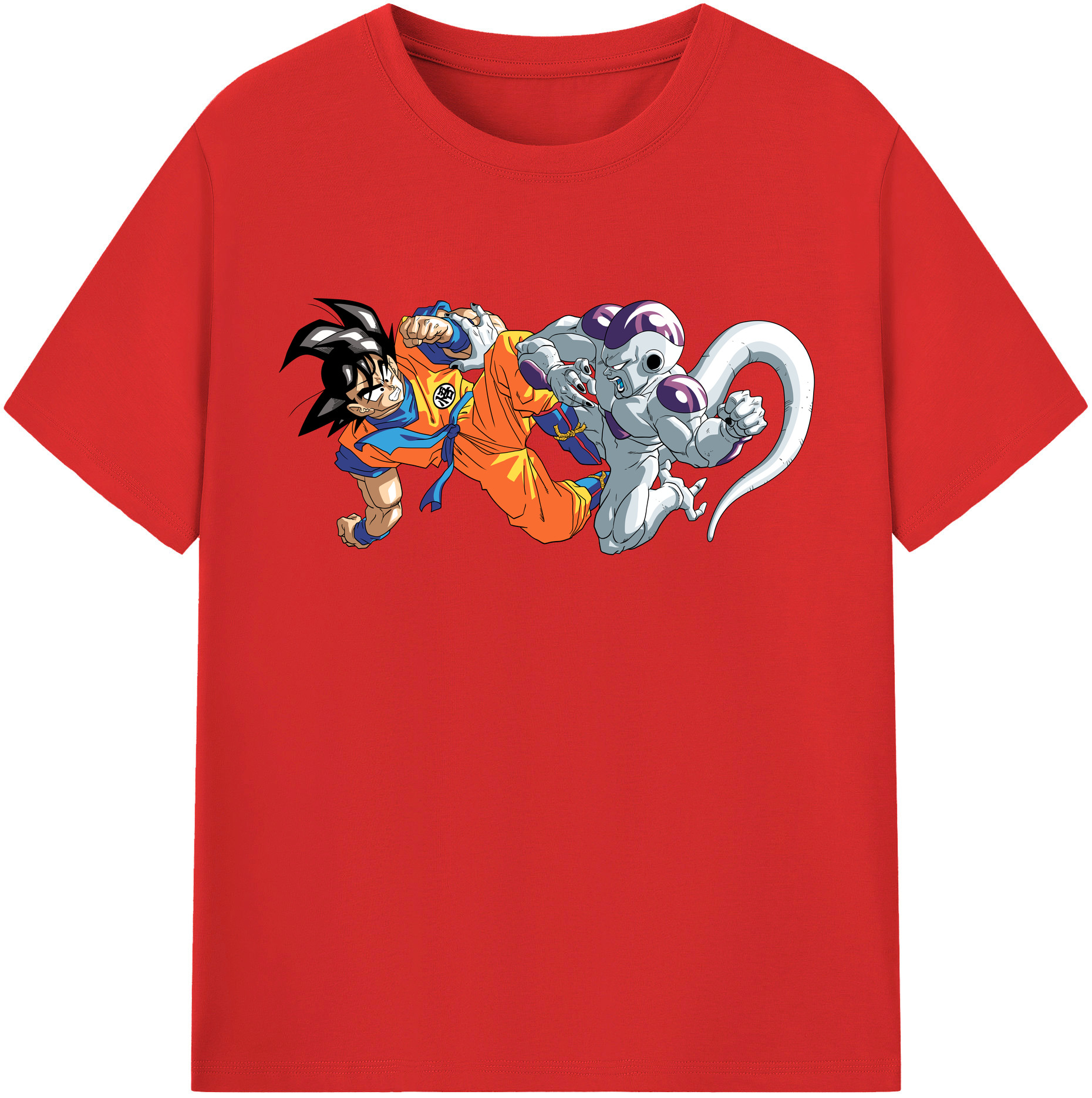 （画像用） ドラゴンボール 孫悟空（そん ごくう）Son Goku カカロット DRAGON BALL Kakarotto レディースカジュアルプリントTシャツ（綿100％）