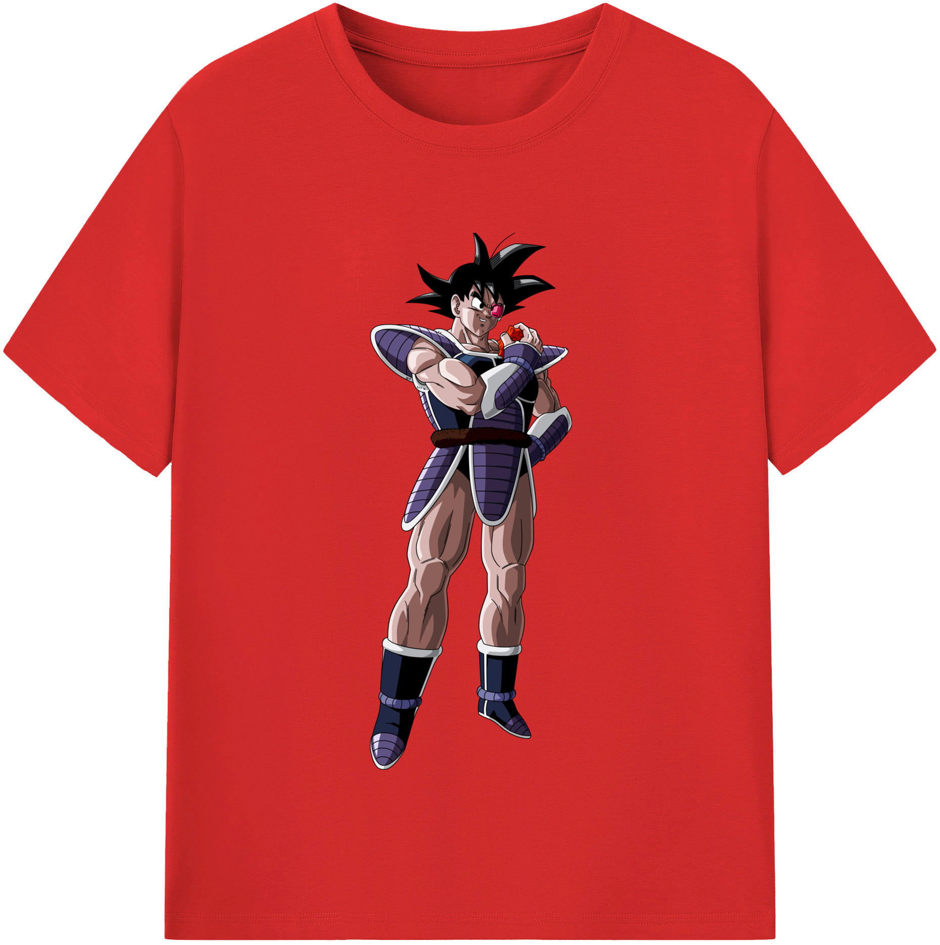 （画像用） ドラゴンボール 孫悟空（そん ごくう）Son Goku カカロット DRAGON BALL Kakarotto レディースカジュアルプリントTシャツ（綿100％）