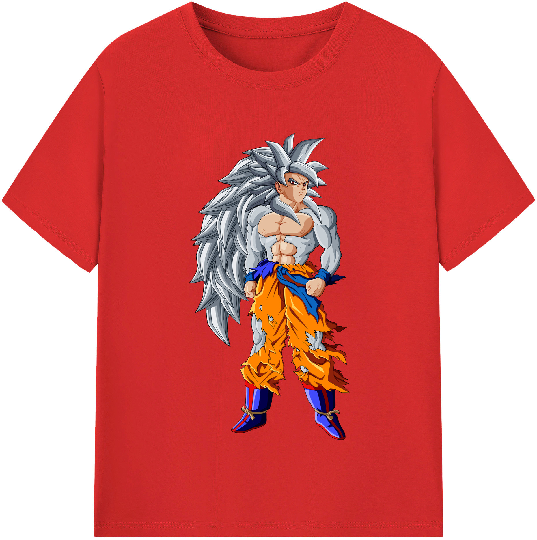 （画像用） ドラゴンボール 孫悟空（そん ごくう）Son Goku カカロット DRAGON BALL Kakarotto レディースカジュアルプリントTシャツ（綿100％）