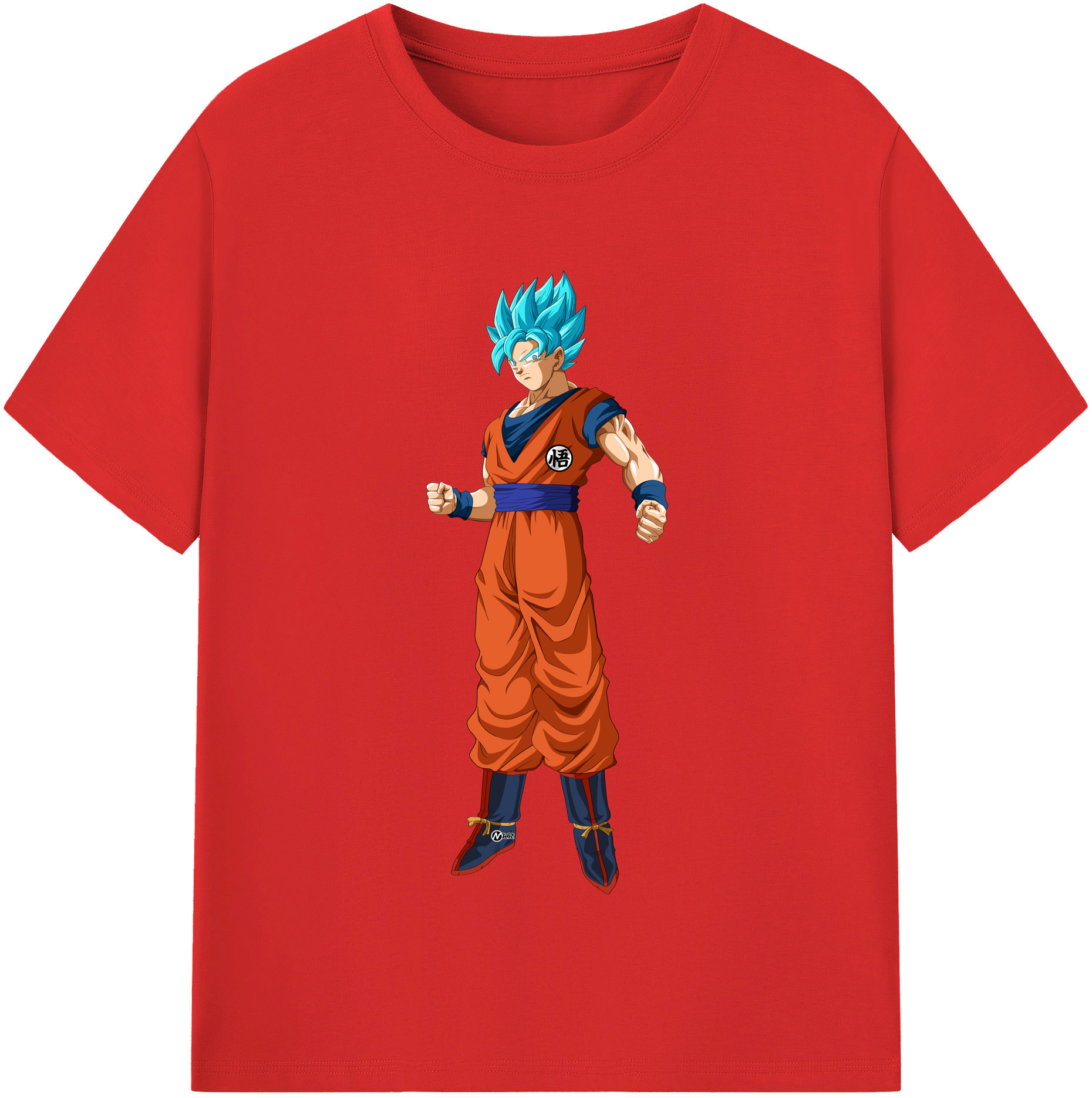 （画像用） ドラゴンボール 孫悟空（そん ごくう）Son Goku カカロット DRAGON BALL Kakarotto レディースカジュアルプリントTシャツ（綿100％）